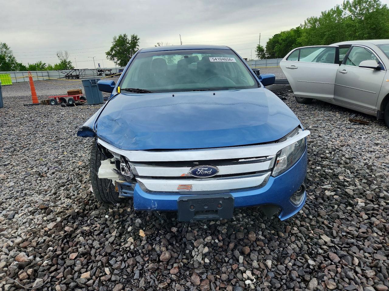 2010 Ford Fusion Se Blue vin: 3FAHP0HG7AR224387