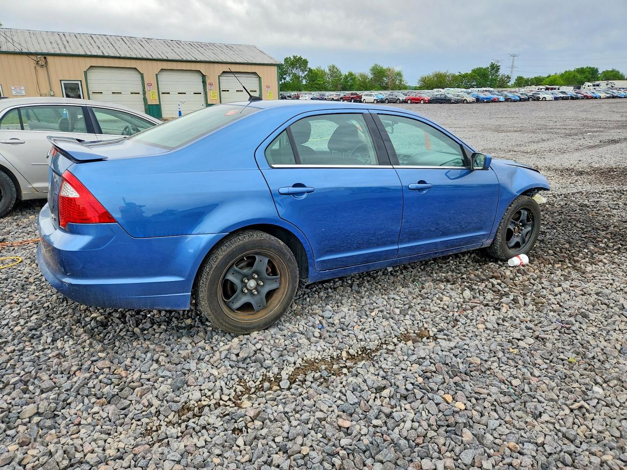 2010 Ford Fusion Se Blue vin: 3FAHP0HG7AR224387