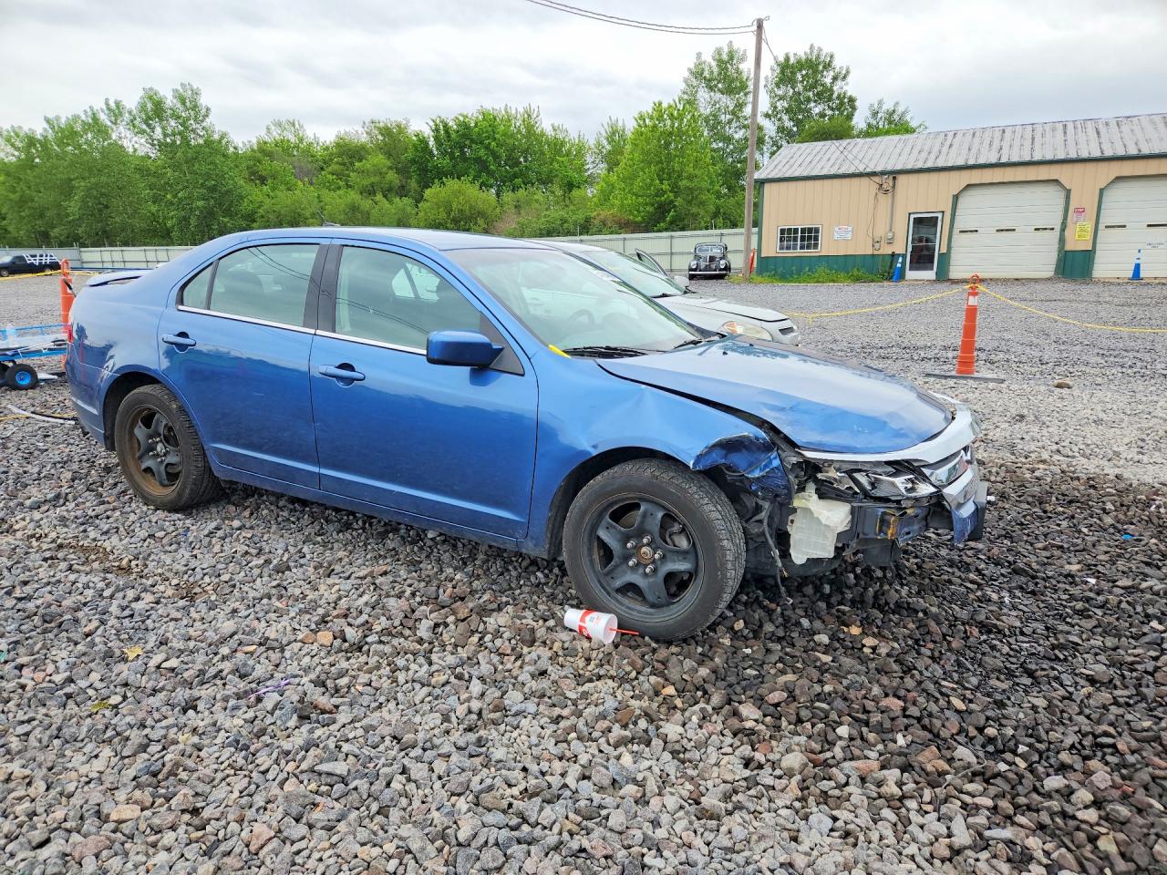 2010 Ford Fusion Se Blue vin: 3FAHP0HG7AR224387