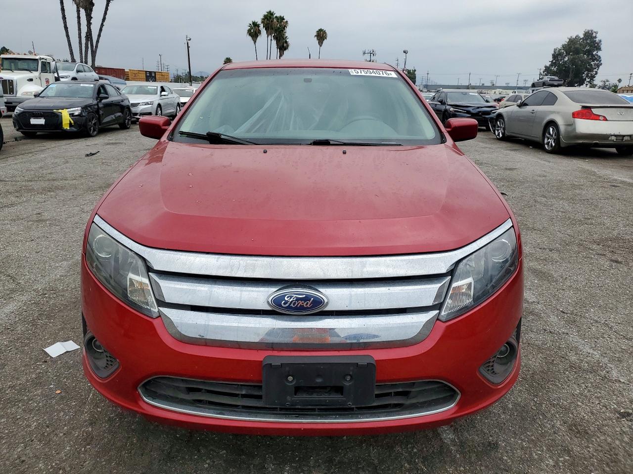 2010 Ford Fusion Se Red vin: 3FAHP0HG7AR356081