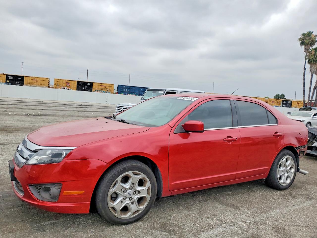2010 Ford Fusion Se Red vin: 3FAHP0HG7AR356081
