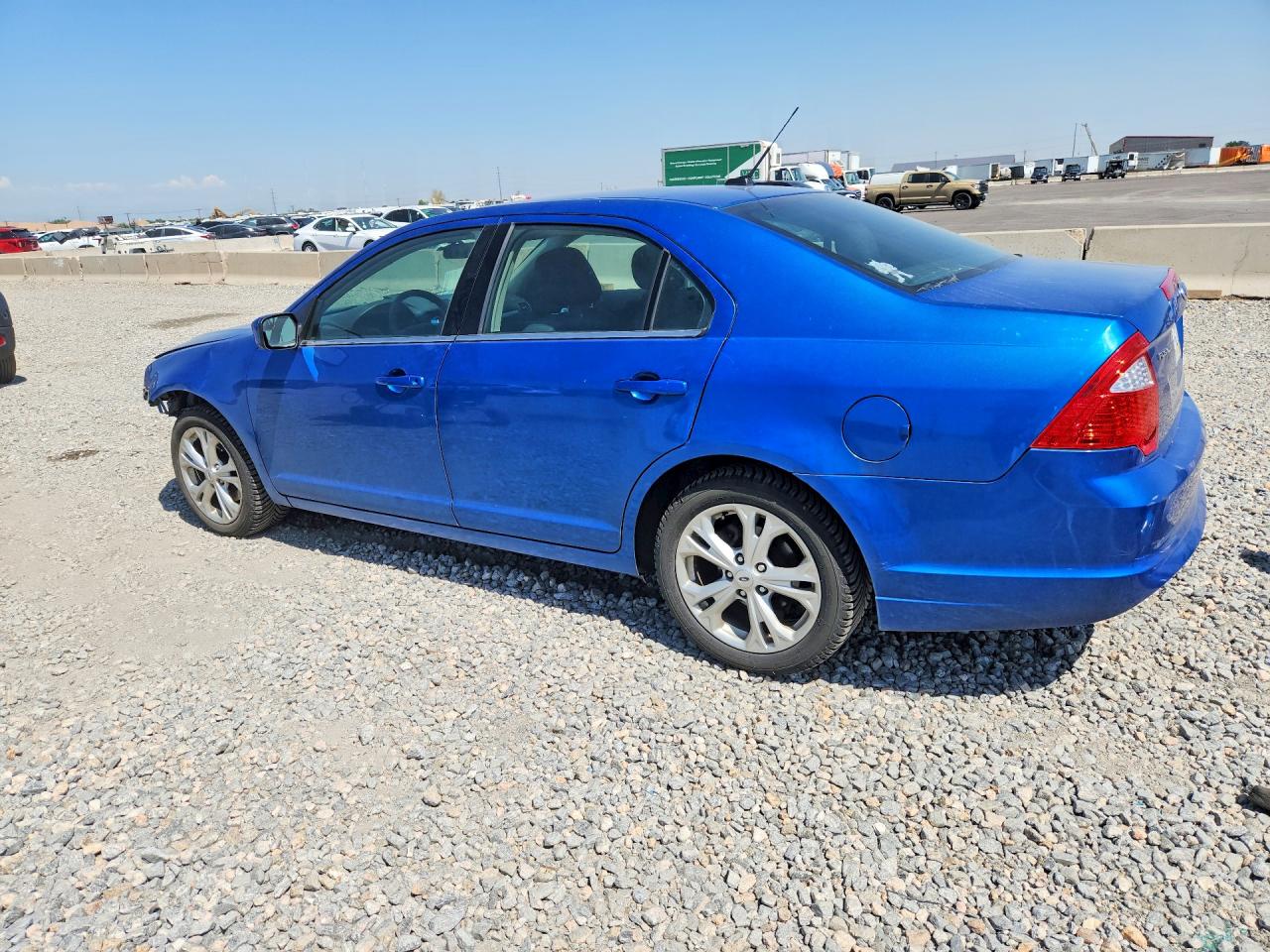 2012 Ford Fusion Se Blue vin: 3FAHP0HG7CR110294