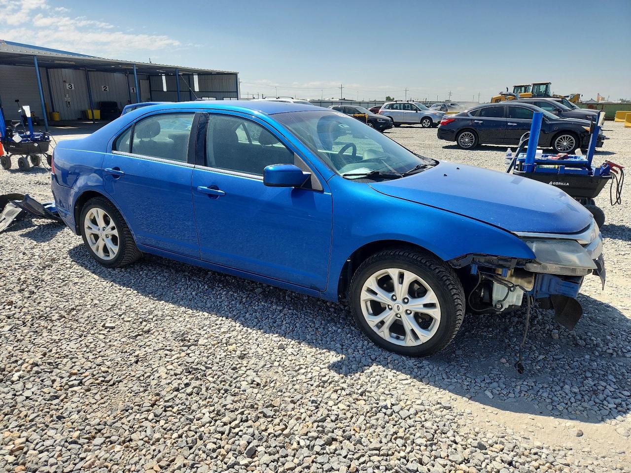 2012 Ford Fusion Se Blue vin: 3FAHP0HG7CR110294