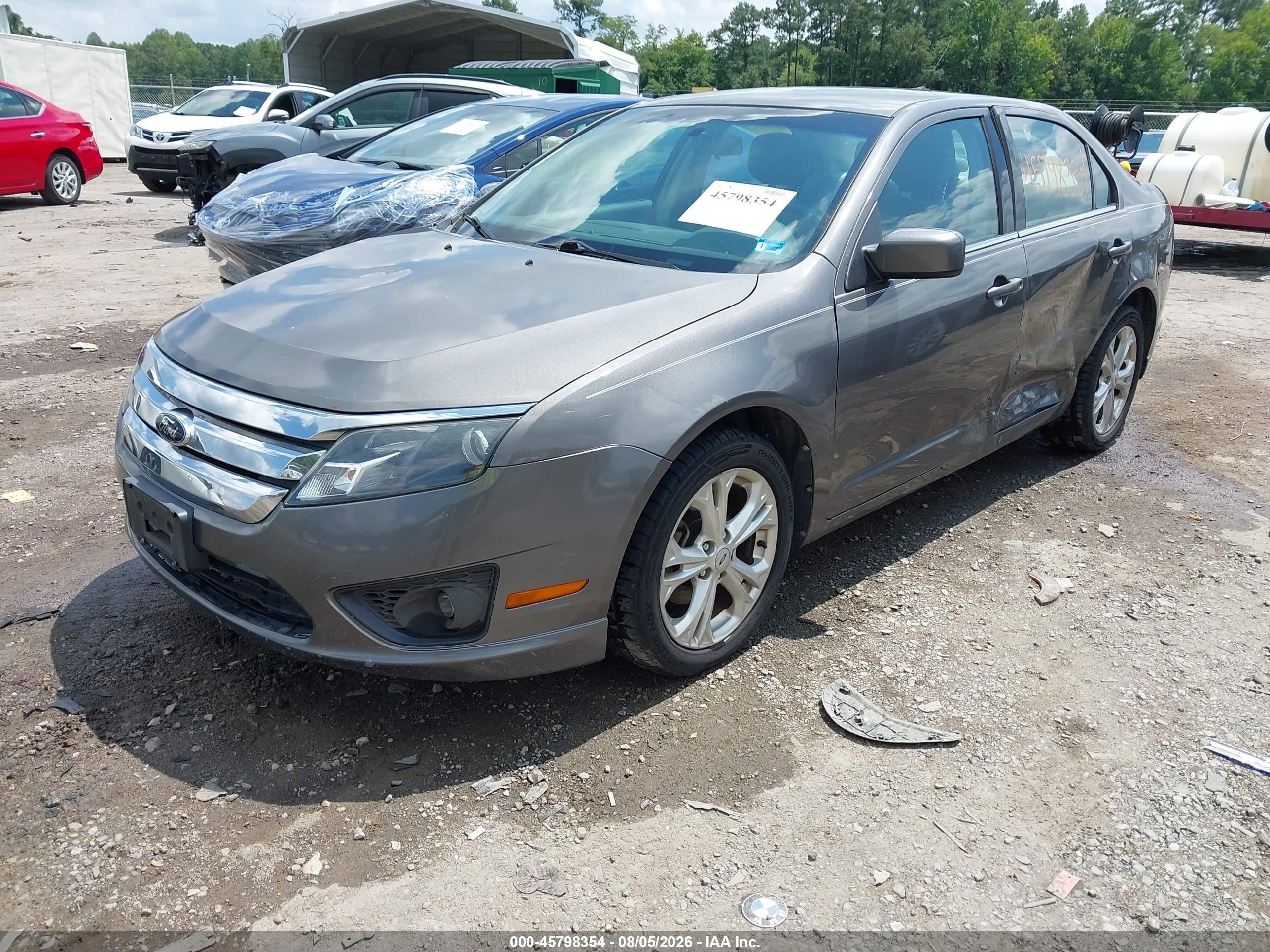 2012 Ford Fusion Se Brown vin: 3FAHP0HG7CR343012