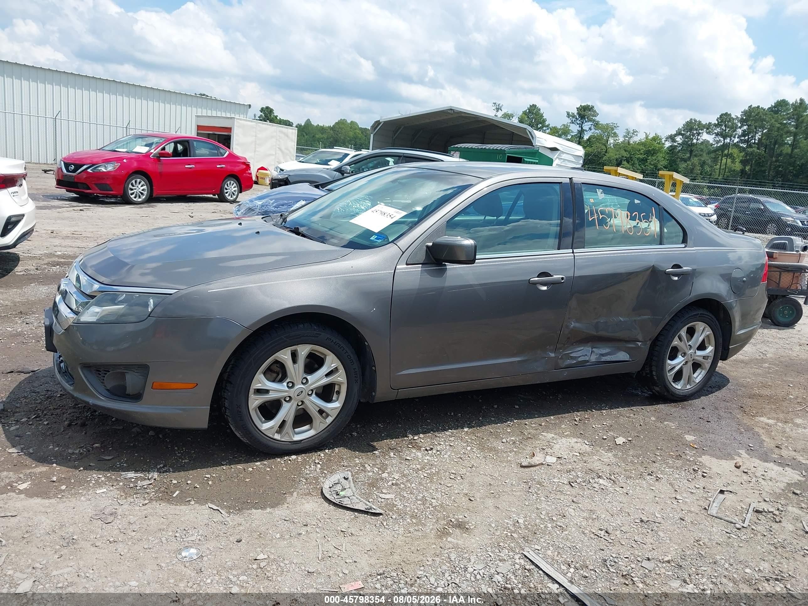 2012 Ford Fusion Se Brown vin: 3FAHP0HG7CR343012