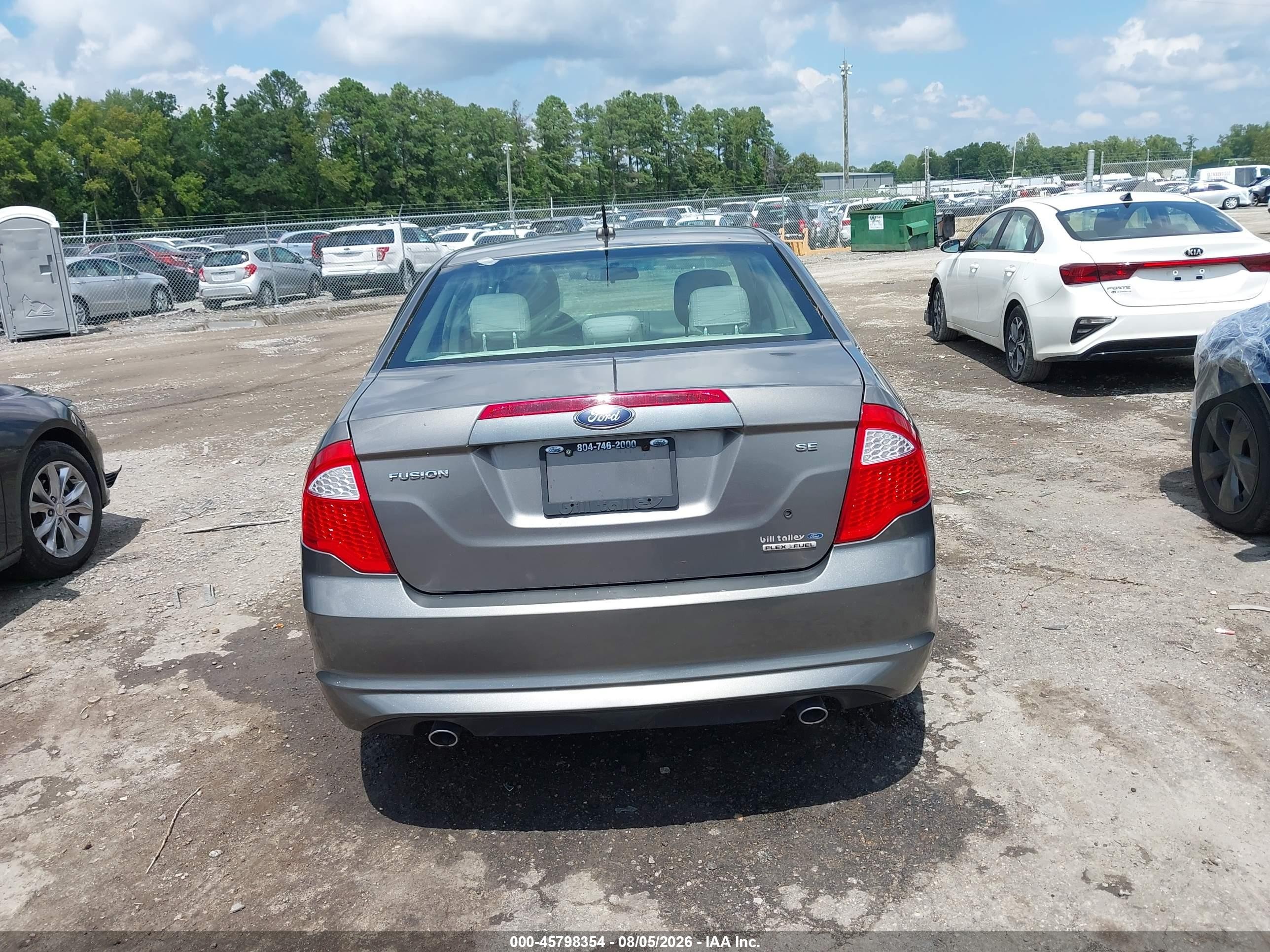 2012 Ford Fusion Se Brown vin: 3FAHP0HG7CR343012