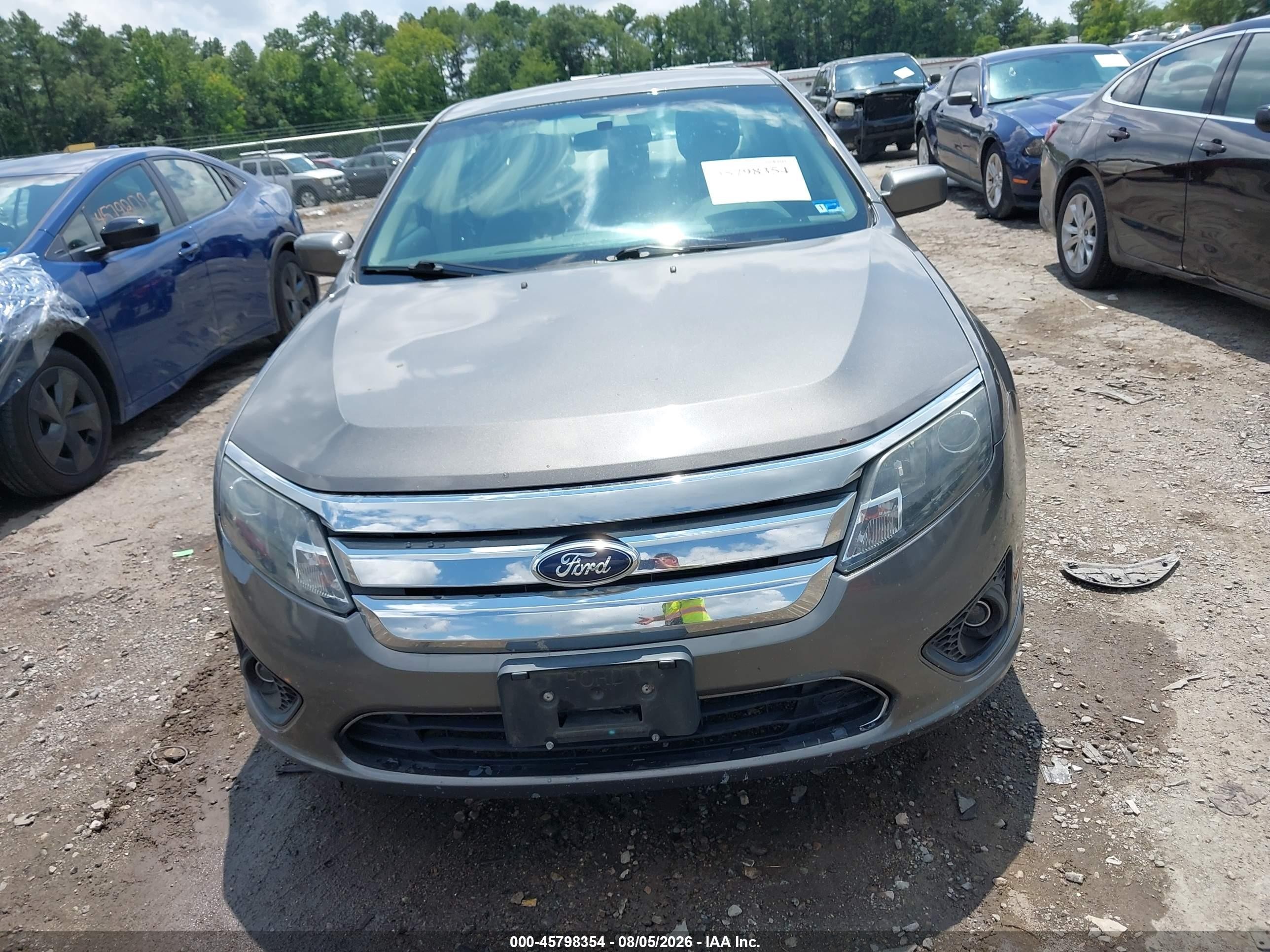 2012 Ford Fusion Se Brown vin: 3FAHP0HG7CR343012