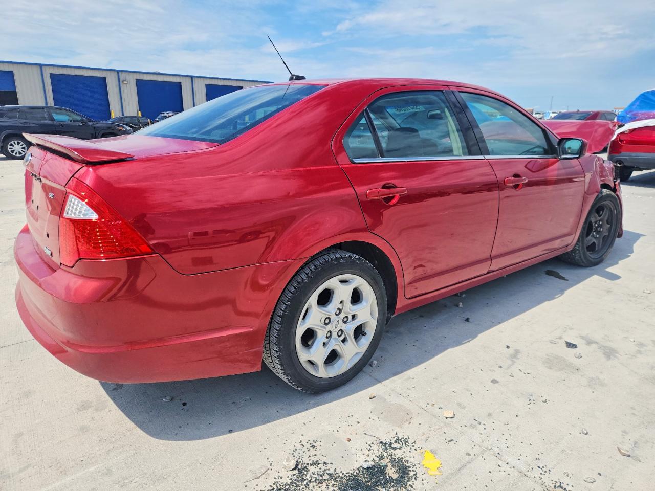 2010 Ford Fusion Se Красный vin: 3FAHP0HG8AR113010