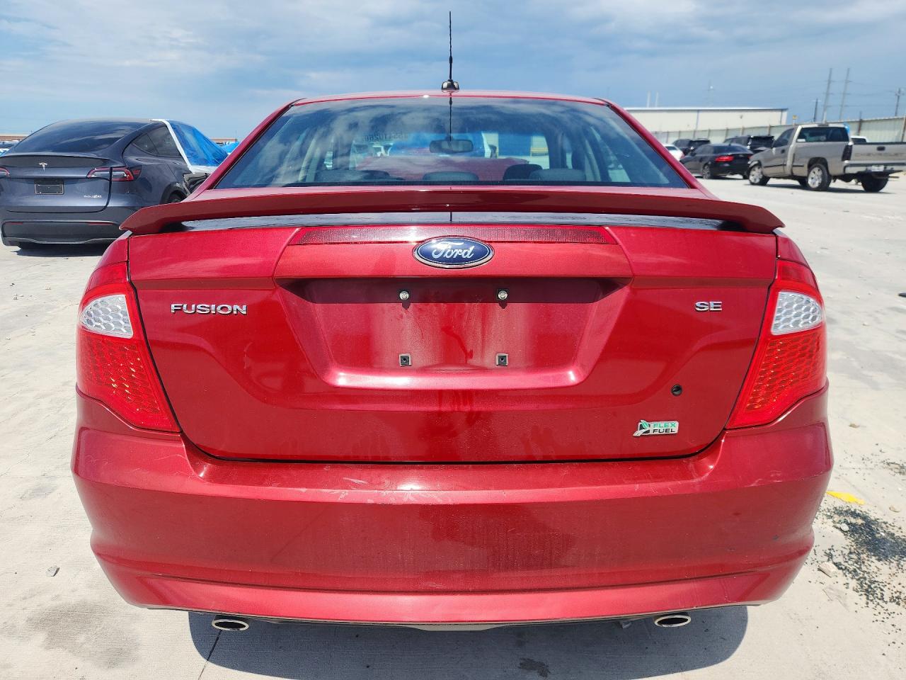 2010 Ford Fusion Se Красный vin: 3FAHP0HG8AR113010