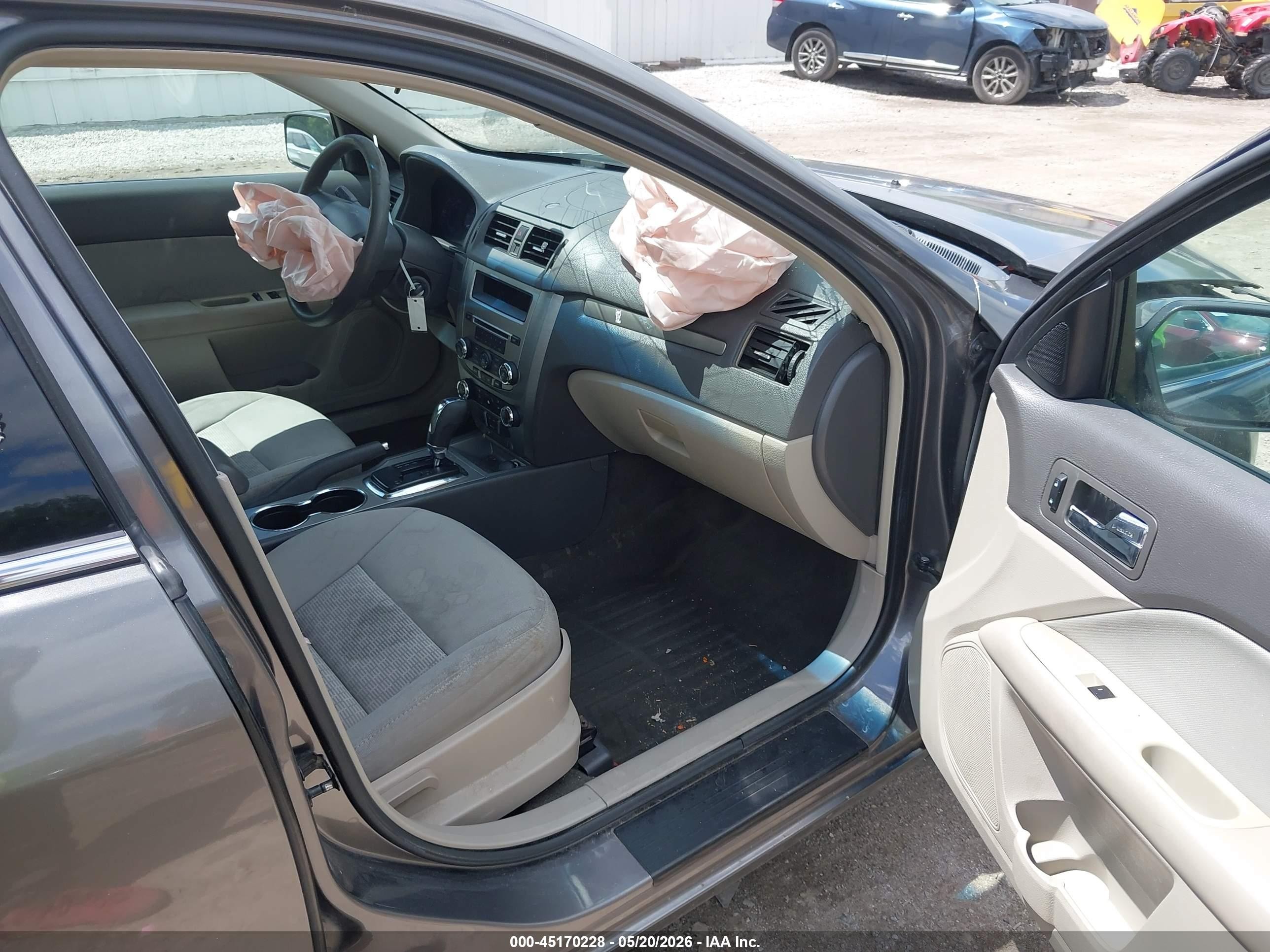 2010 Ford Fusion Se Gray vin: 3FAHP0HG8AR324787