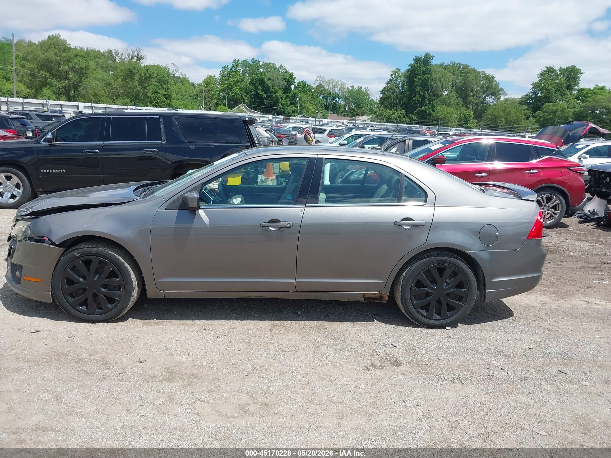2010 Ford Fusion Se Gray vin: 3FAHP0HG8AR324787
