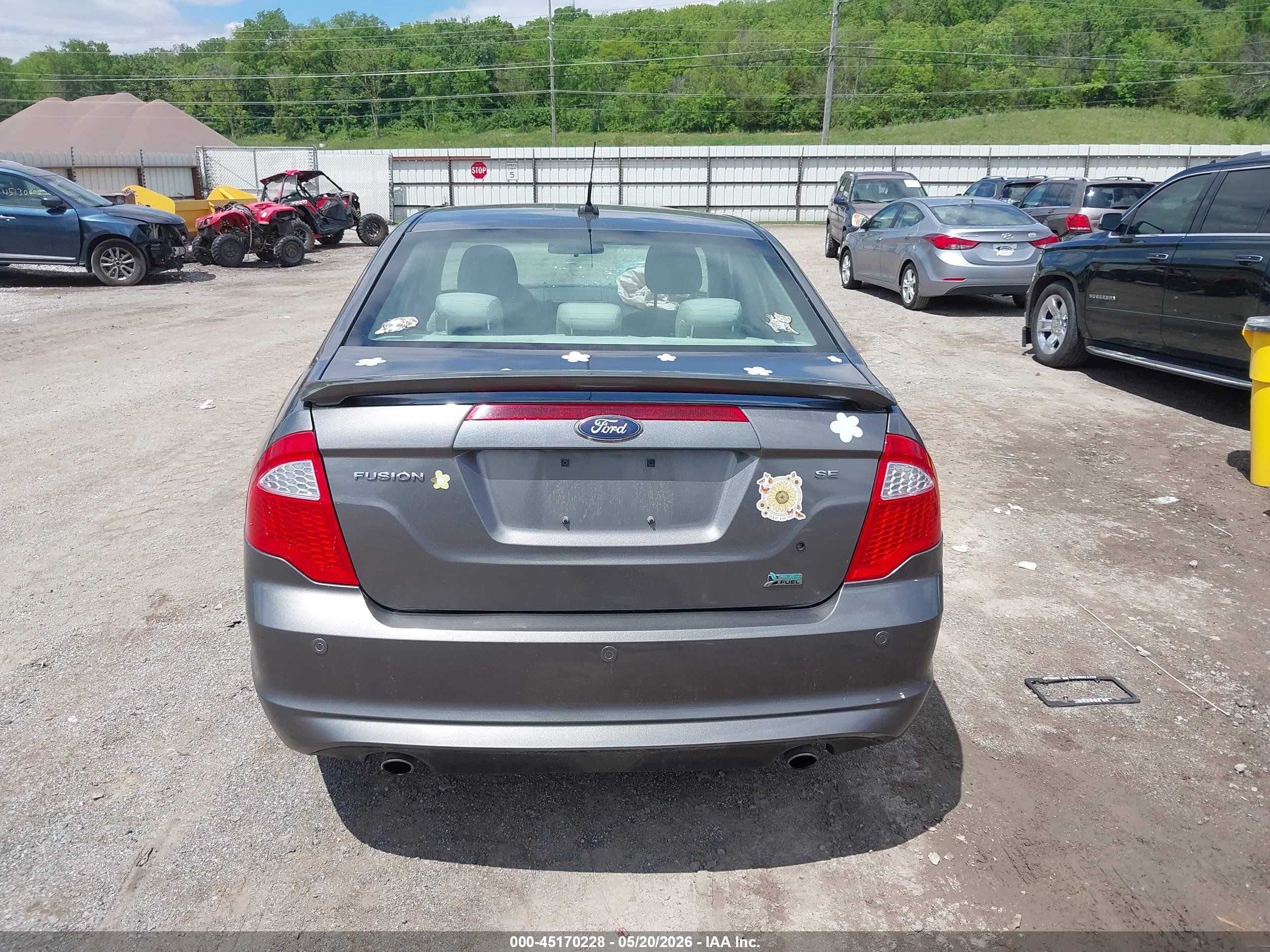 2010 Ford Fusion Se Gray vin: 3FAHP0HG8AR324787