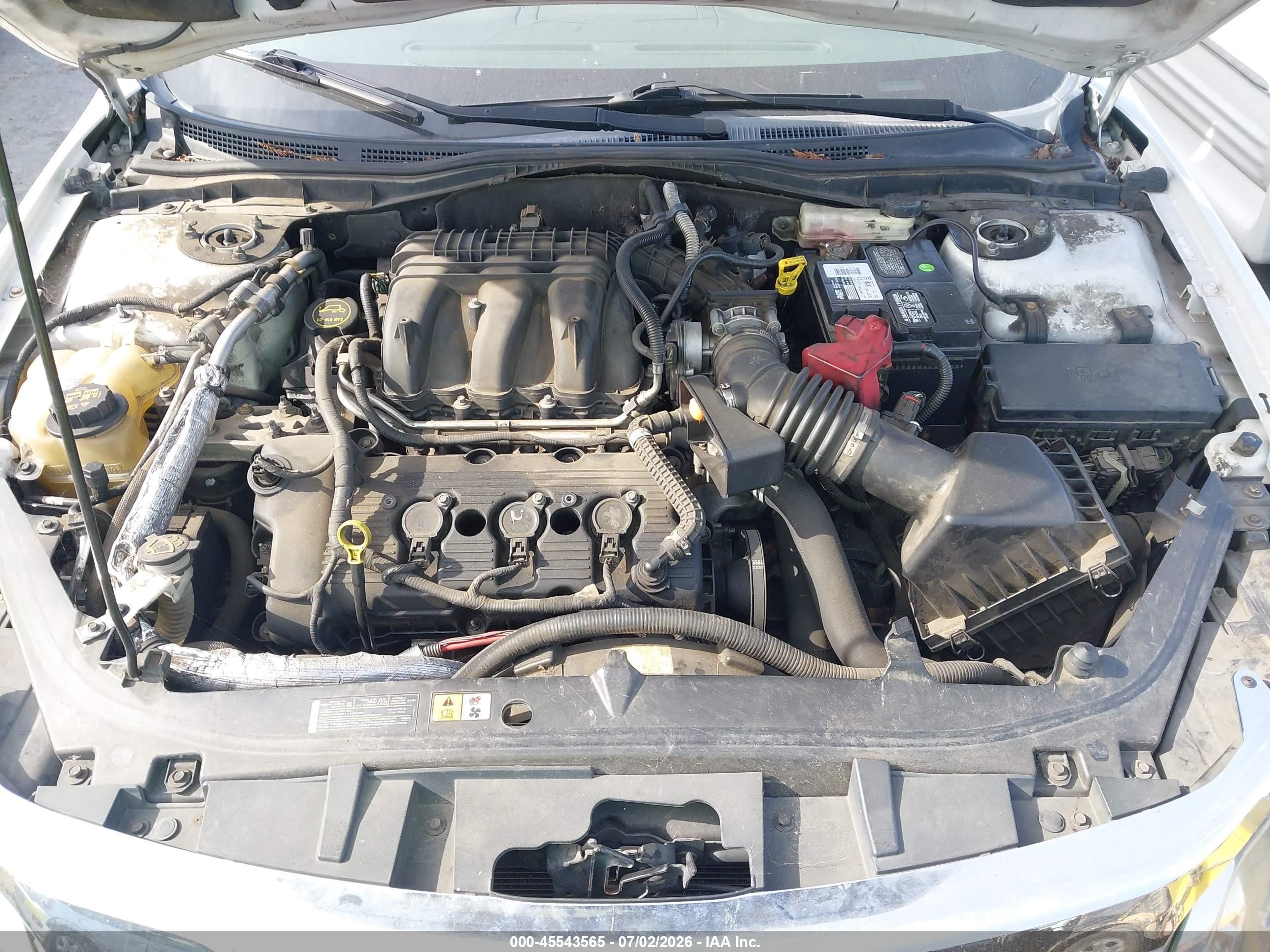 2010 Ford Fusion Se White vin: 3FAHP0HG8AR417731