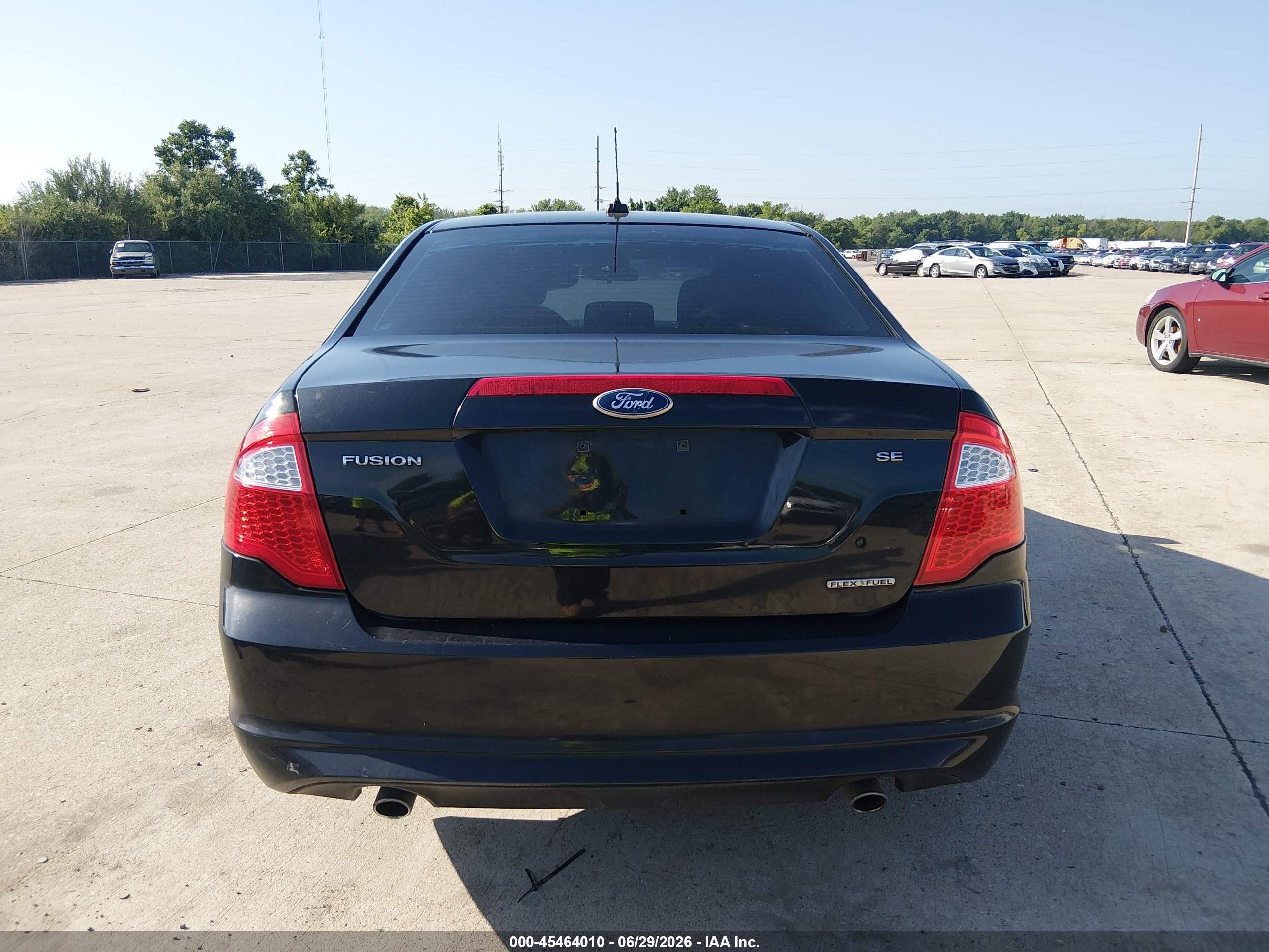 2011 Ford Fusion Se Black vin: 3FAHP0HG8BR115292