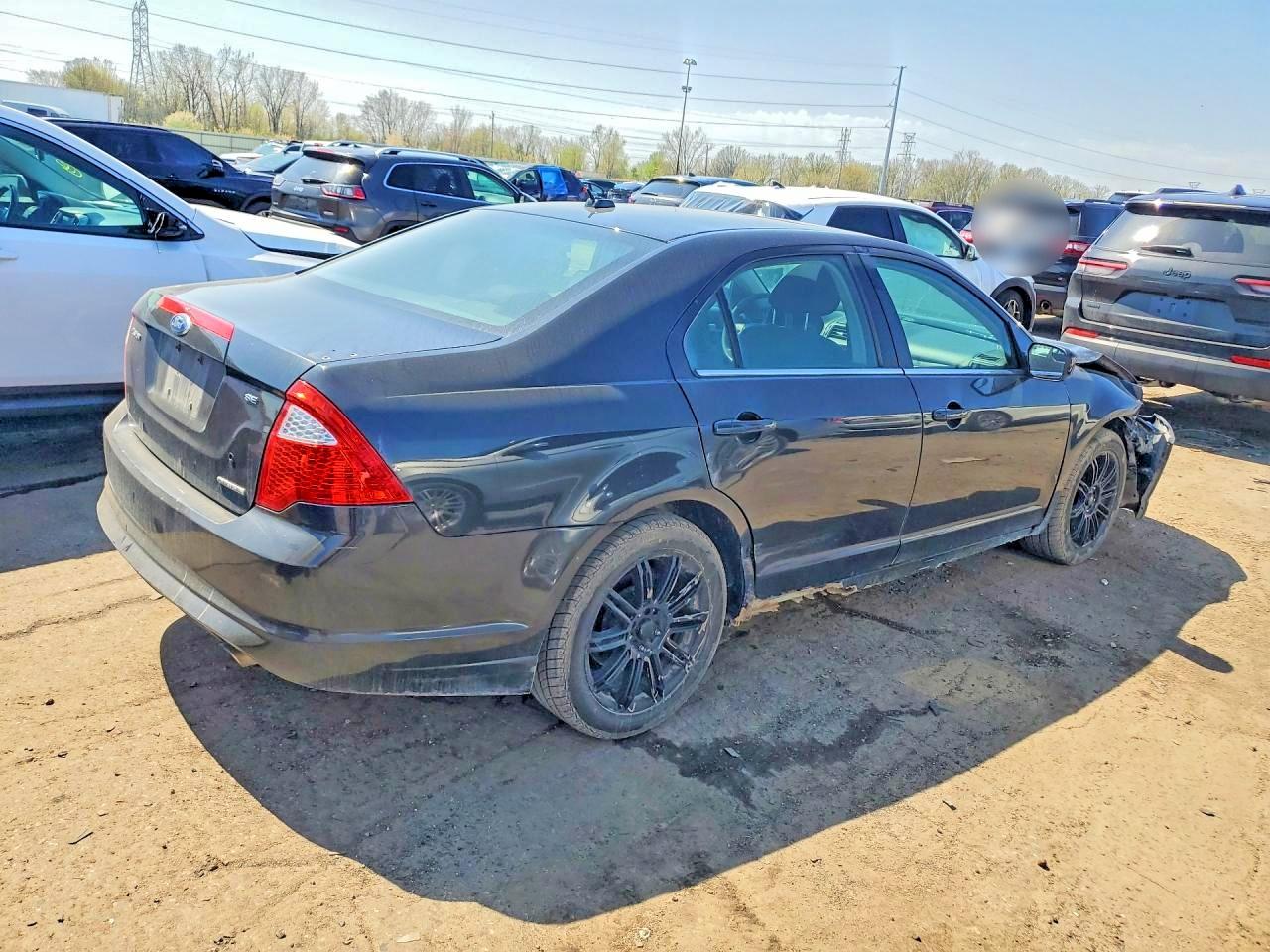 2011 Ford Fusion Se Black vin: 3FAHP0HG8BR189442