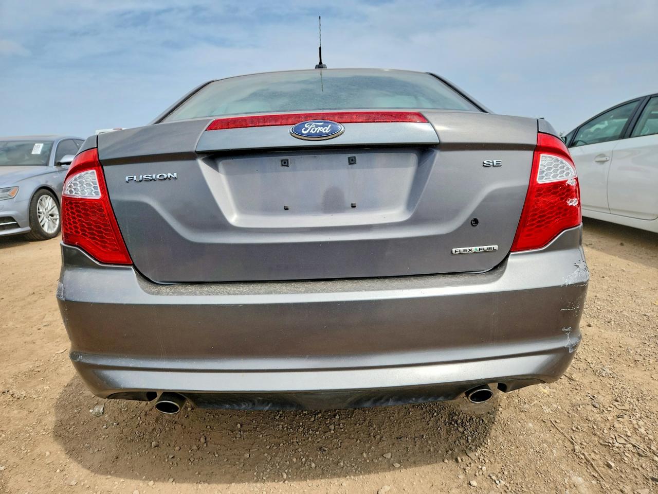 2012 Ford Fusion Se Gray vin: 3FAHP0HG8CR232145