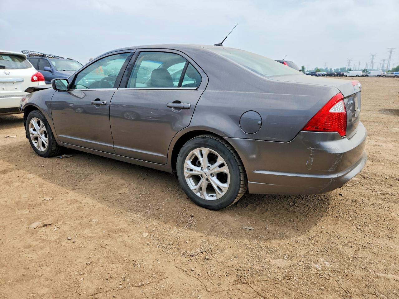 2012 Ford Fusion Se Gray vin: 3FAHP0HG8CR232145
