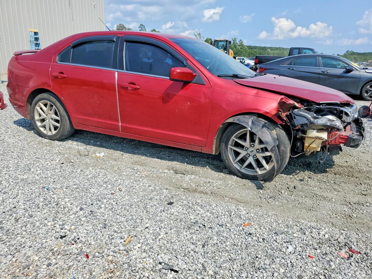 2012 Ford Fusion Se Red vin: 3FAHP0HG8CR300248
