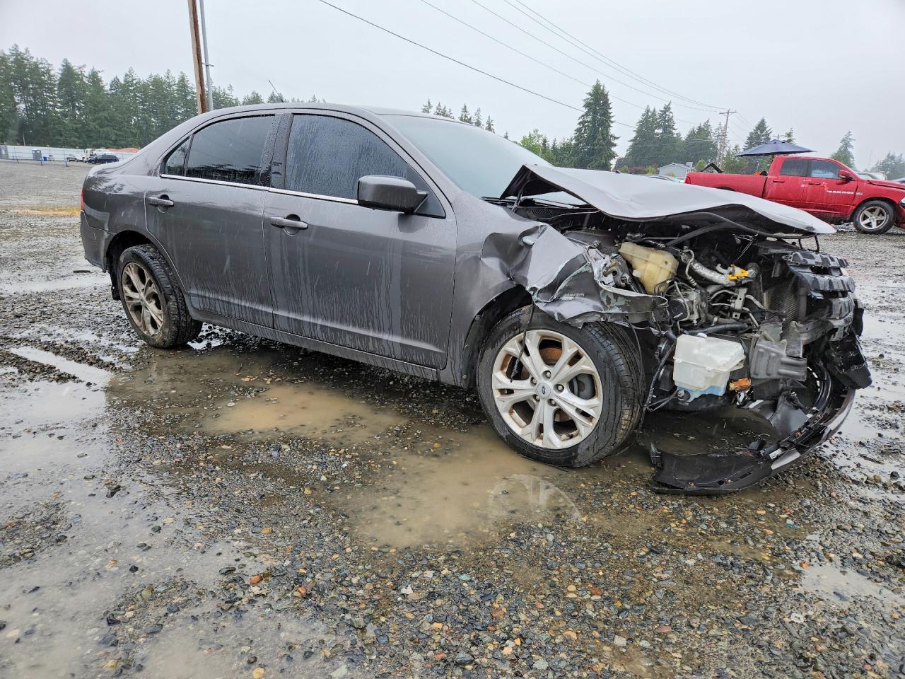 2012 Ford Fusion Se Gray vin: 3FAHP0HG8CR366511