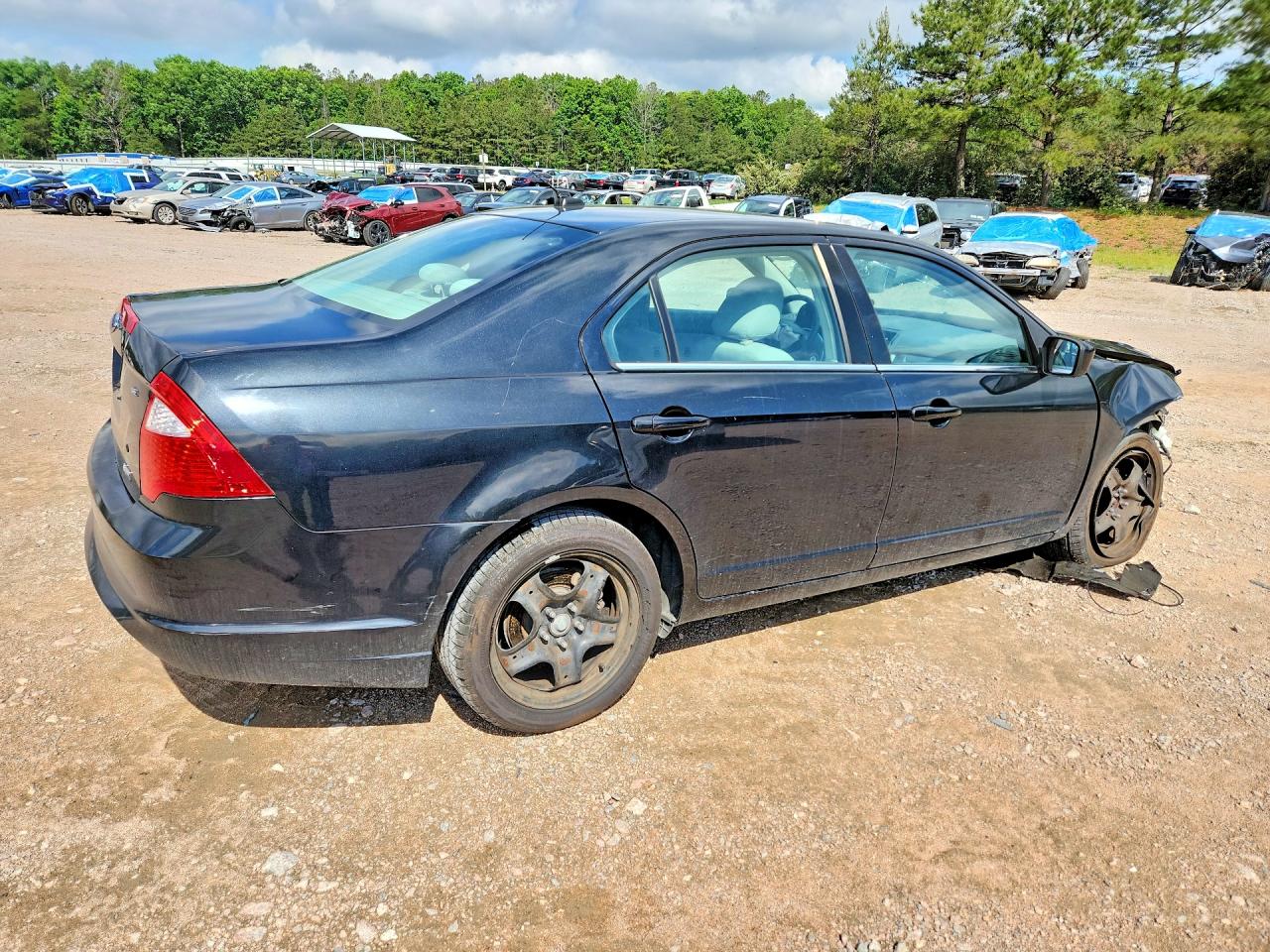 2010 Ford Fusion Se Black vin: 3FAHP0HG9AR283182