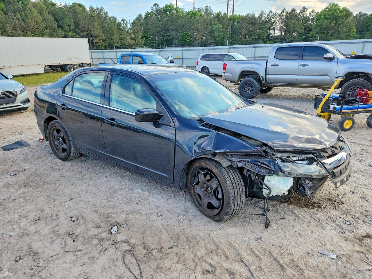 2010 Ford Fusion Se Black vin: 3FAHP0HG9AR283182
