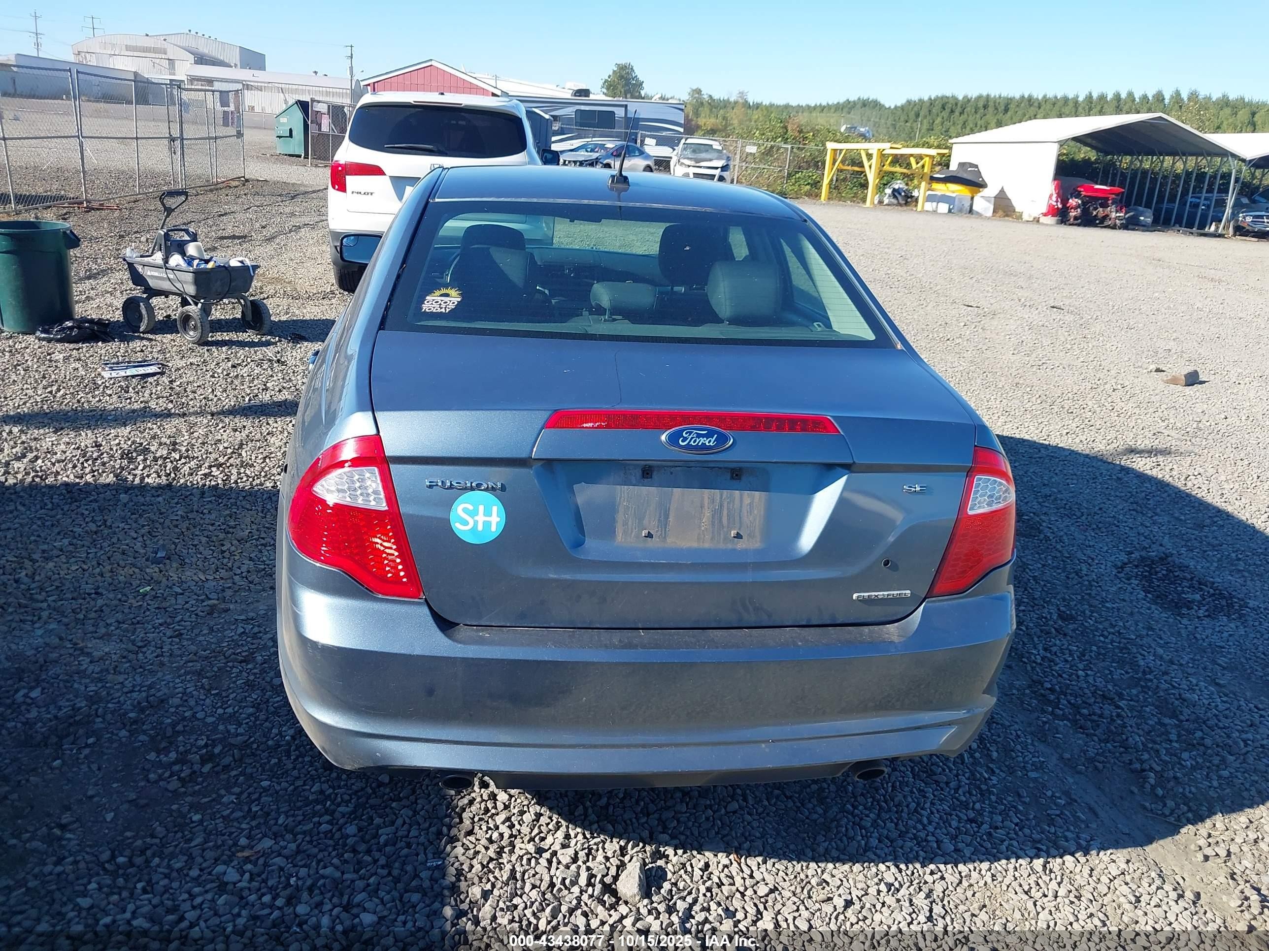 2011 Ford Fusion Se Blue vin: 3FAHP0HG9BR242455