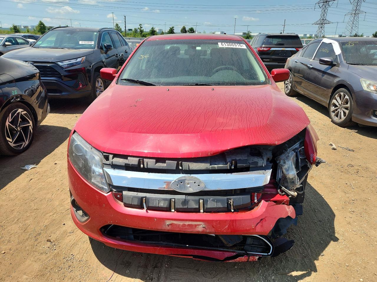 2012 Ford Fusion Se Red vin: 3FAHP0HG9CR376271