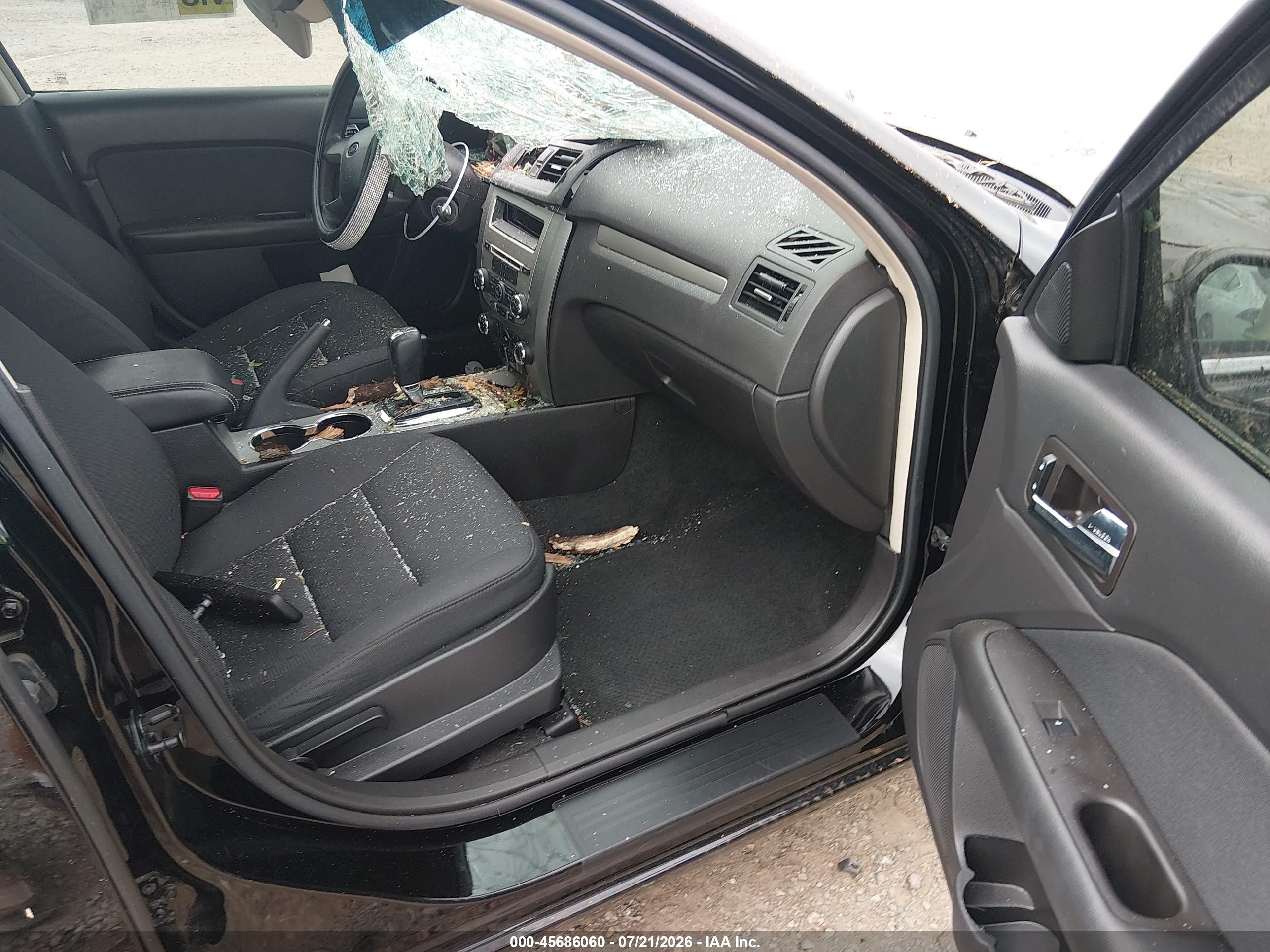 2012 Ford Fusion Se Black vin: 3FAHP0HGXCR170702