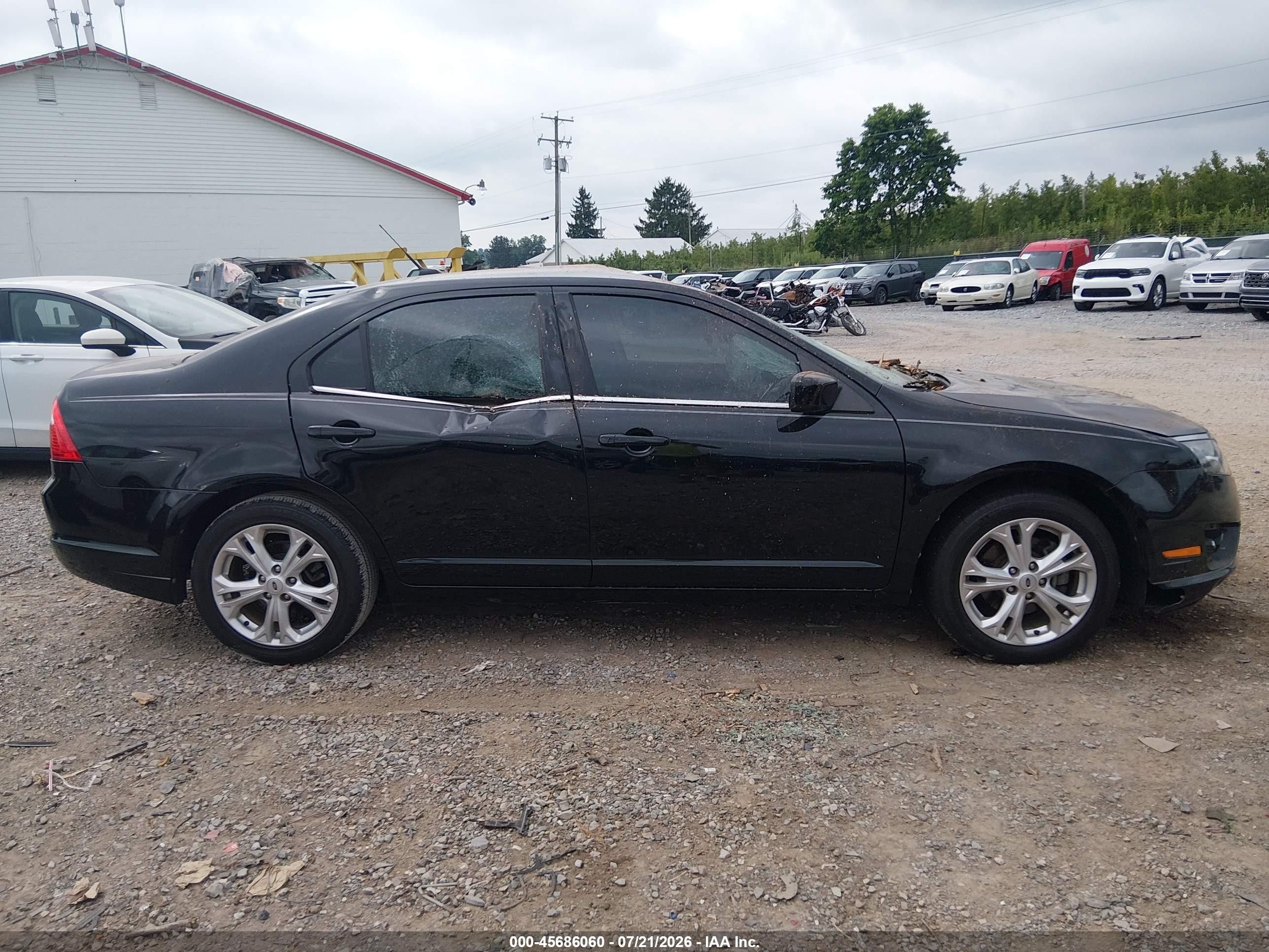 2012 Ford Fusion Se Black vin: 3FAHP0HGXCR170702