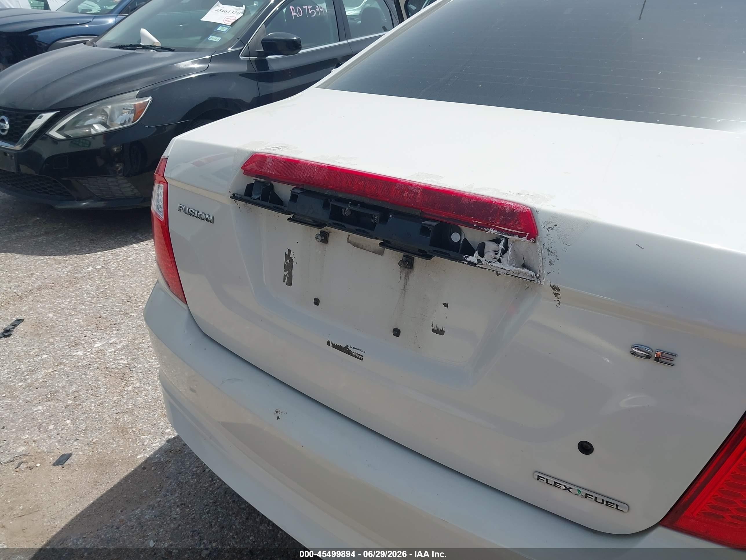 2012 Ford Fusion Se White vin: 3FAHP0HGXCR264661