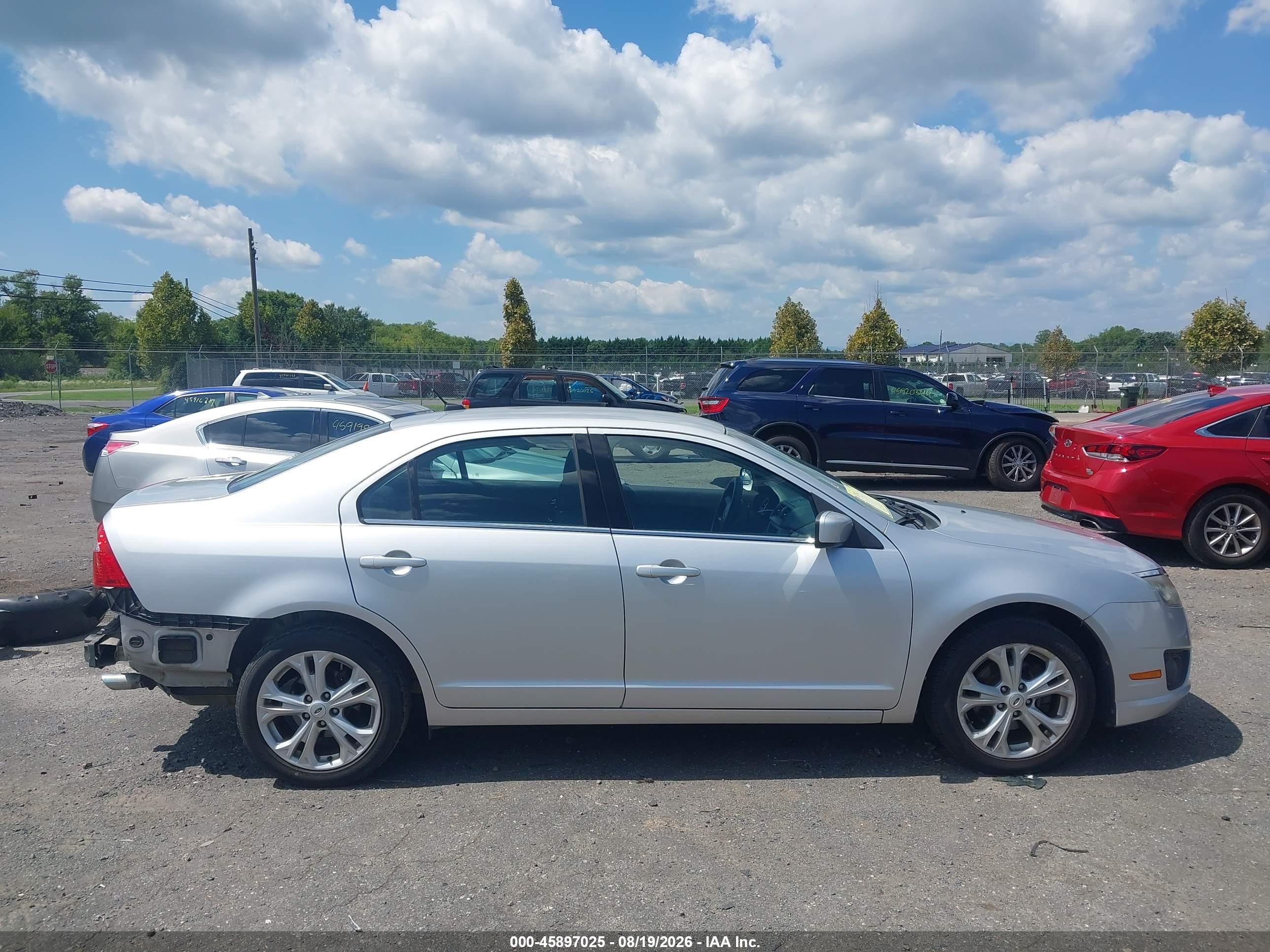 2012 Ford Fusion Se Silver vin: 3FAHP0HGXCR321344