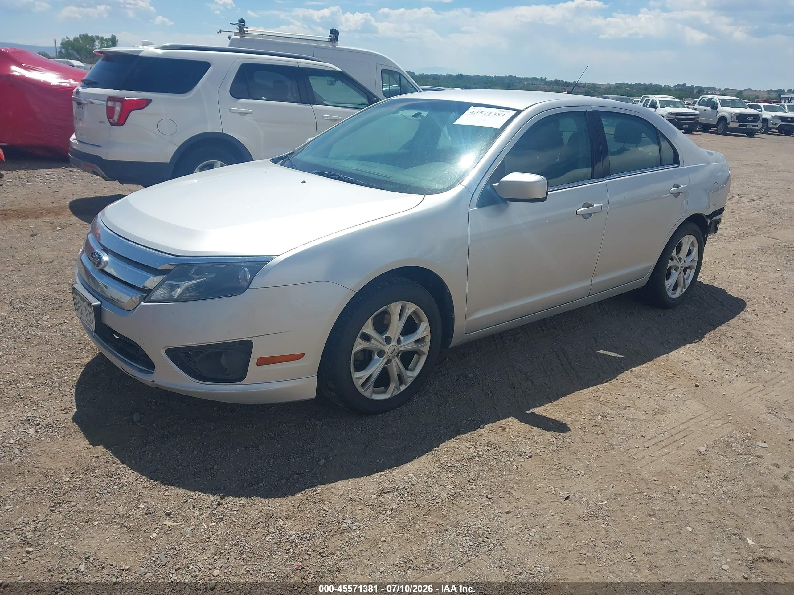 2012 Ford Fusion Se Silver vin: 3FAHP0HGXCR339908
