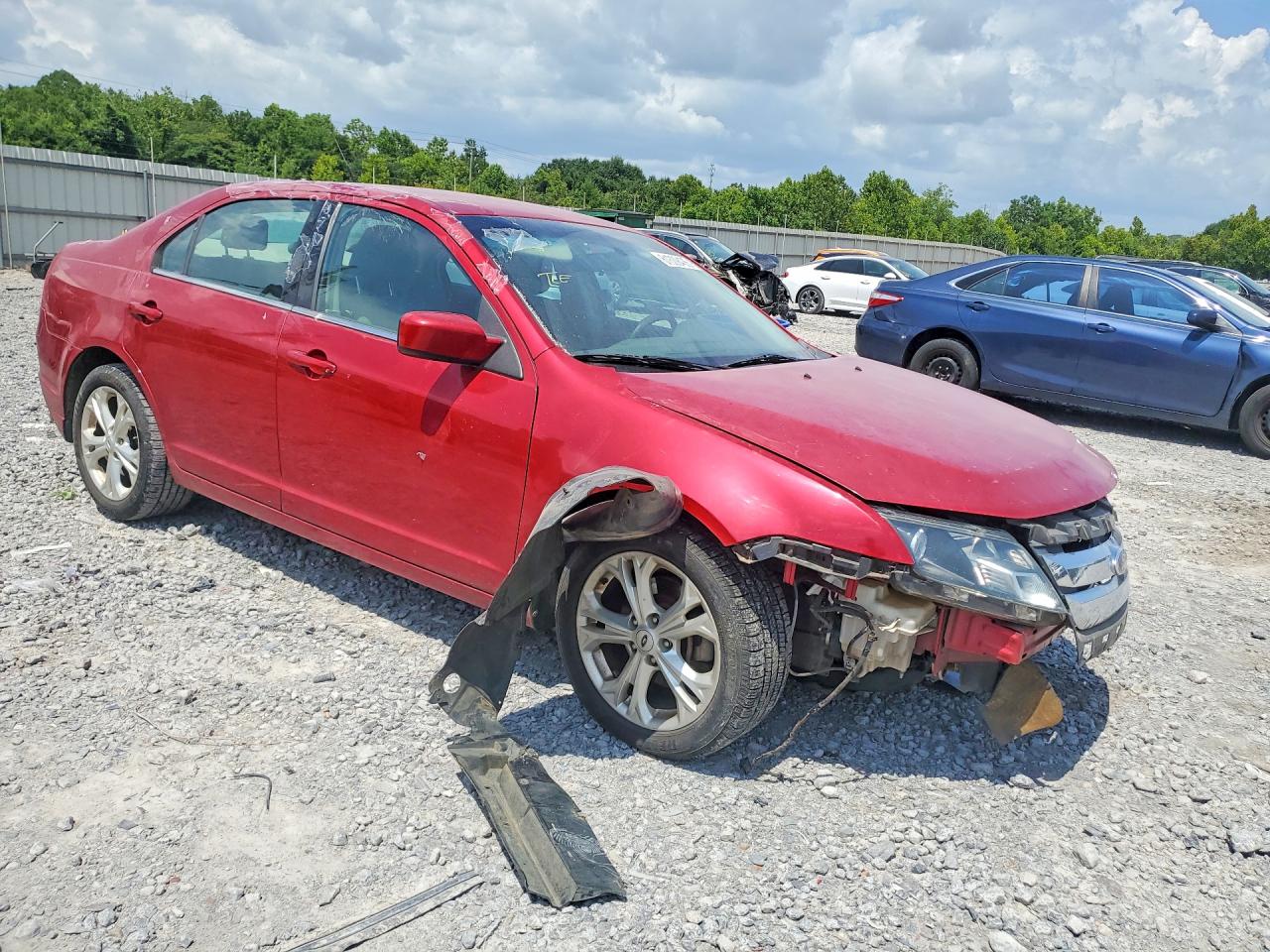 2012 Ford Fusion Se Red vin: 3FAHP0HGXCR422657