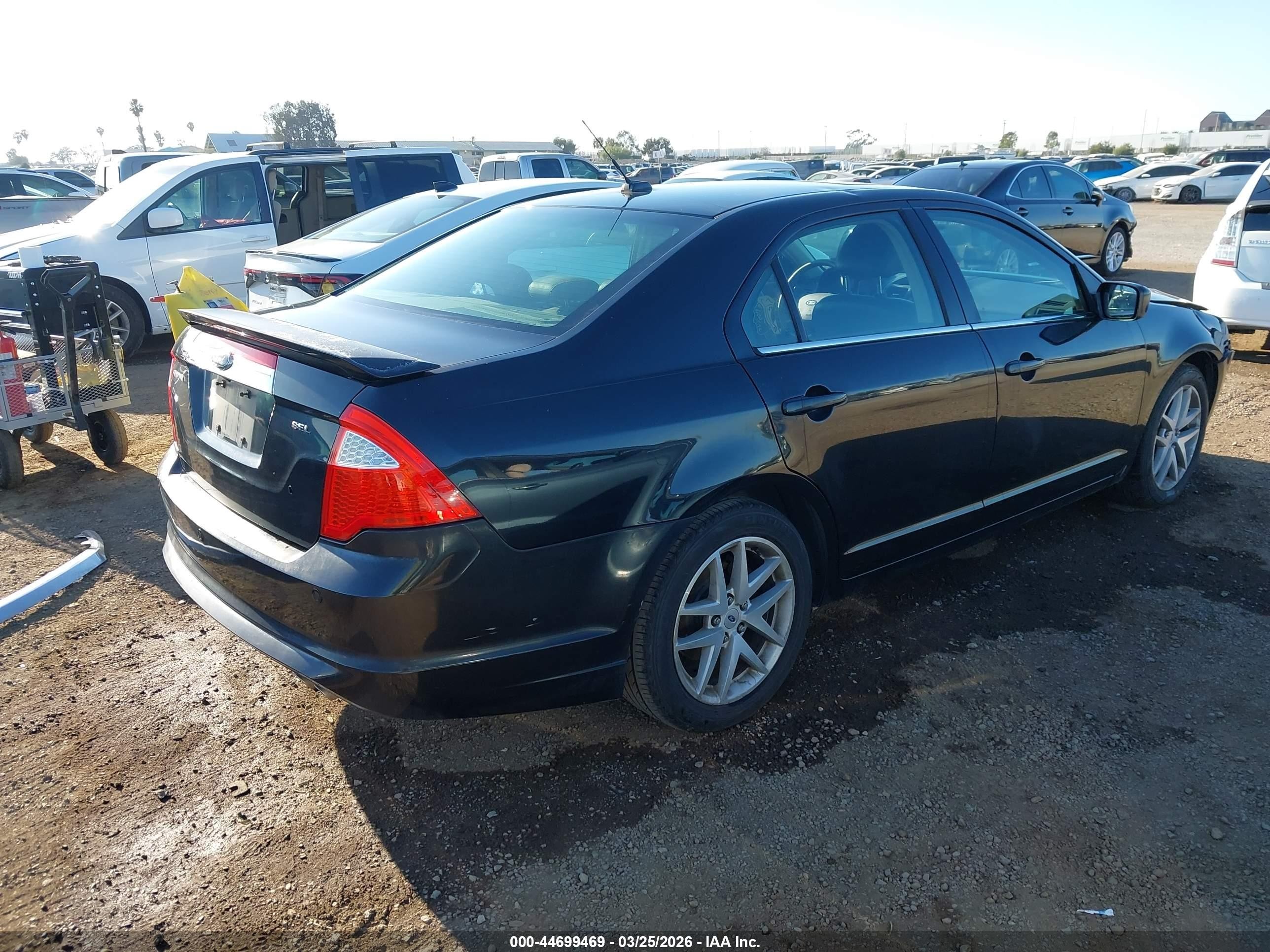 2010 Ford Fusion Sel Black vin: 3FAHP0JA0AR168136