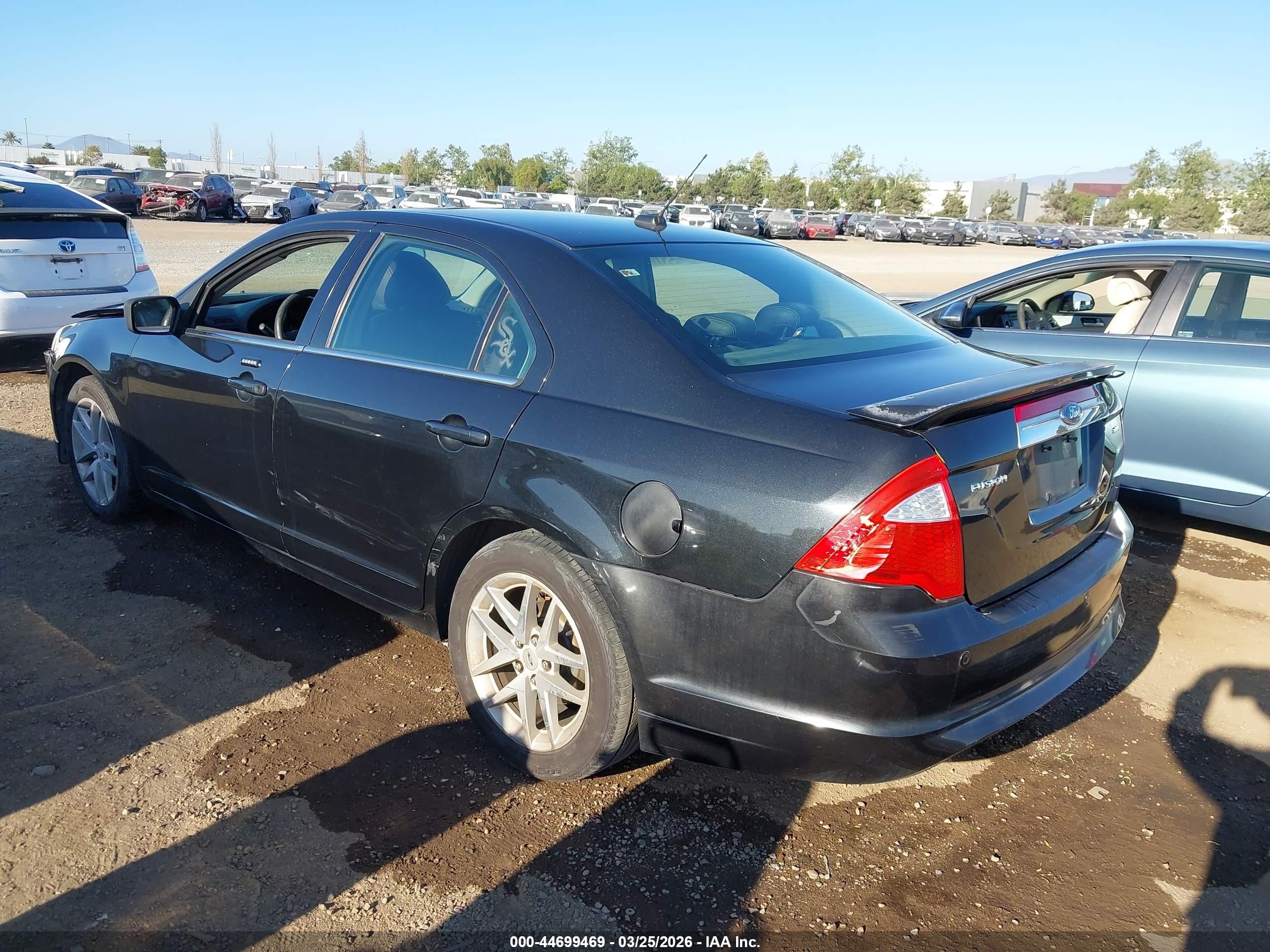 2010 Ford Fusion Sel Black vin: 3FAHP0JA0AR168136