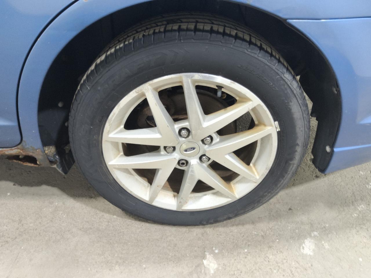 2010 Ford Fusion Sel Blue vin: 3FAHP0JA0AR237293 Damage: Left Rear Wheel, Curb Rash, > 12 Inches