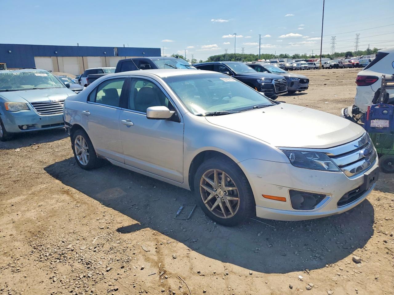 2010 Ford Fusion Sel Серебряный vin: 3FAHP0JA0AR249430