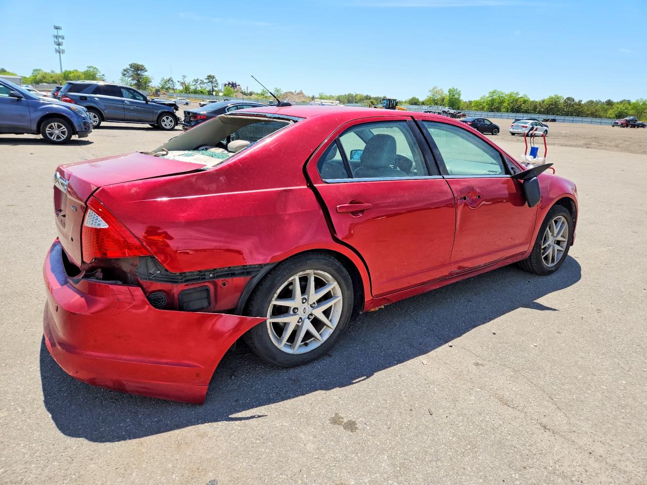 2010 Ford Fusion Sel Red vin: 3FAHP0JA0AR365453