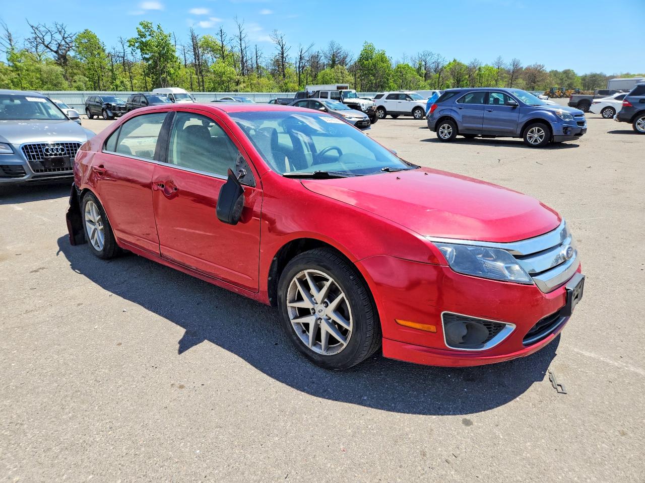 2010 Ford Fusion Sel Red vin: 3FAHP0JA0AR365453