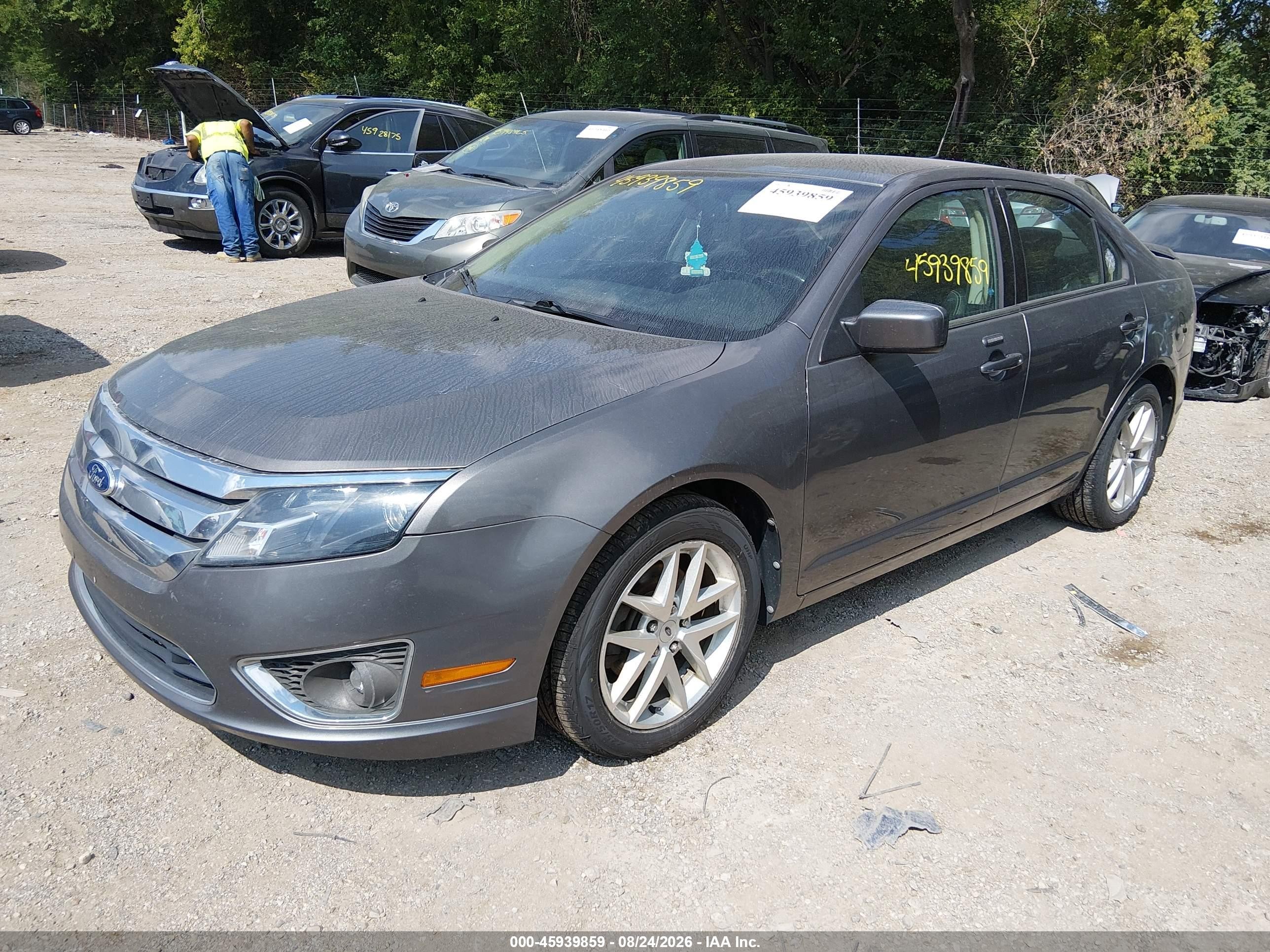 2010 Ford Fusion Sel Gray vin: 3FAHP0JA0AR402145