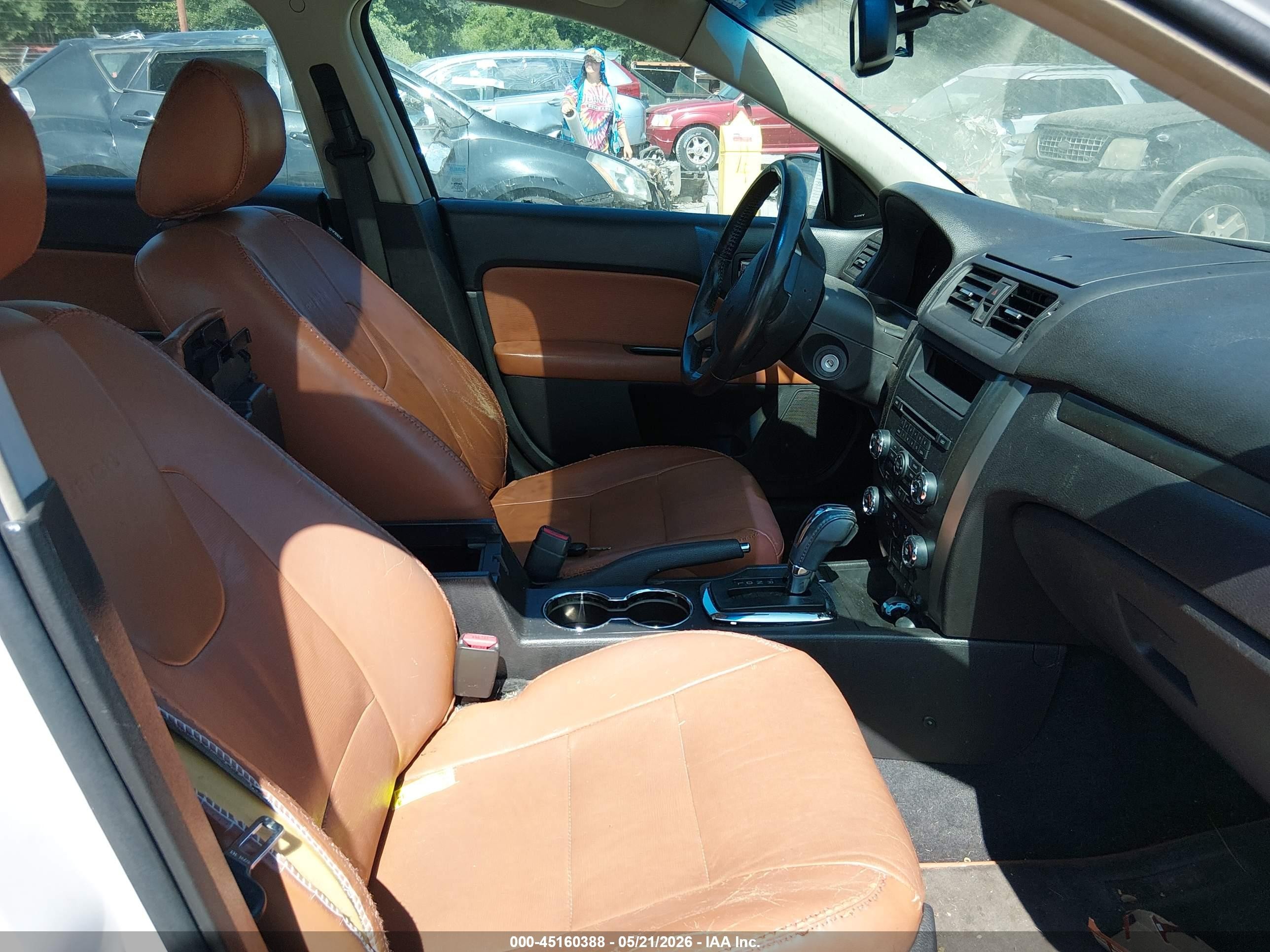 2011 Ford Fusion Sel White vin: 3FAHP0JA0BR159017