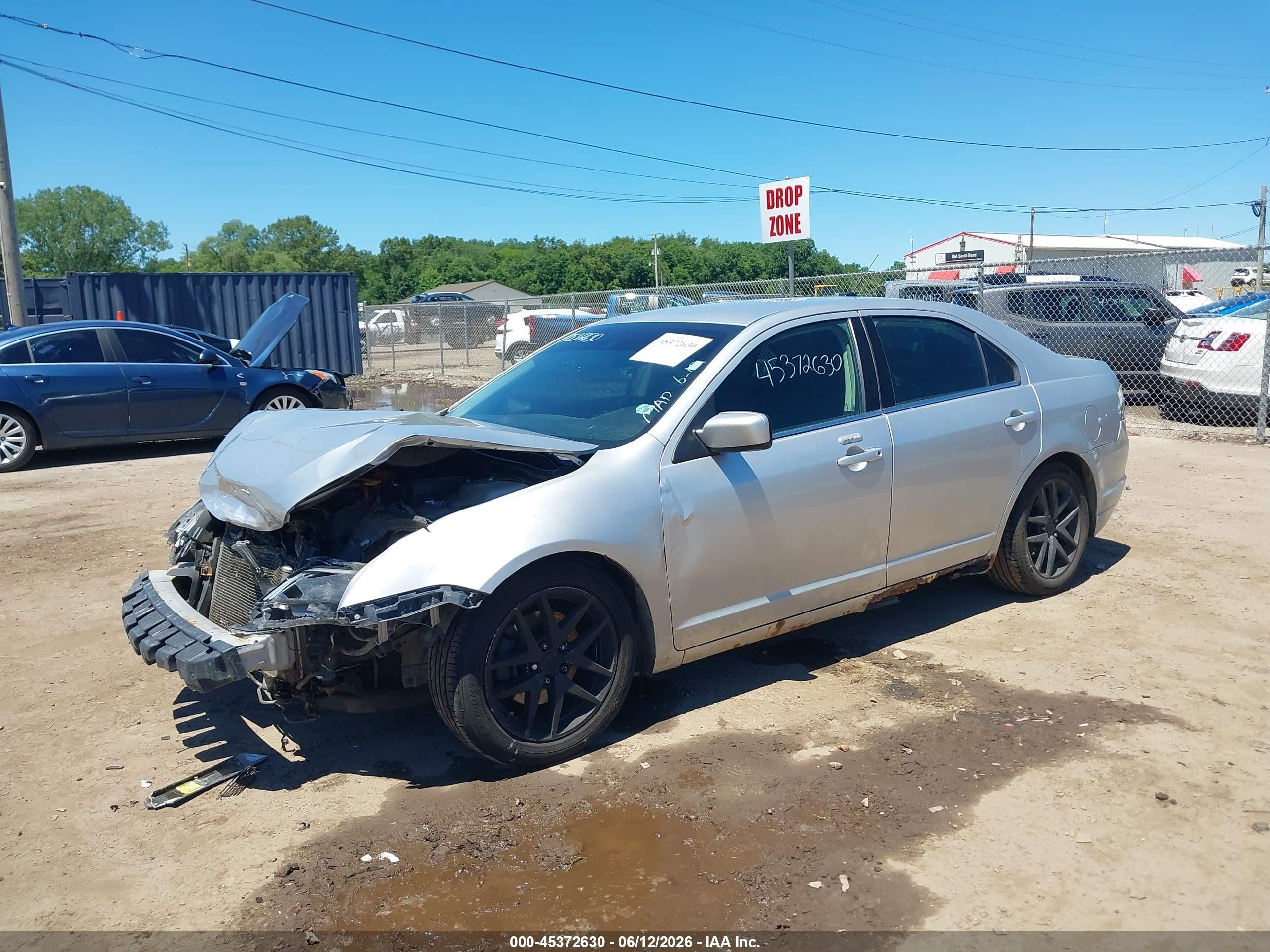 2011 Ford Fusion Sel Silver vin: 3FAHP0JA0BR180174