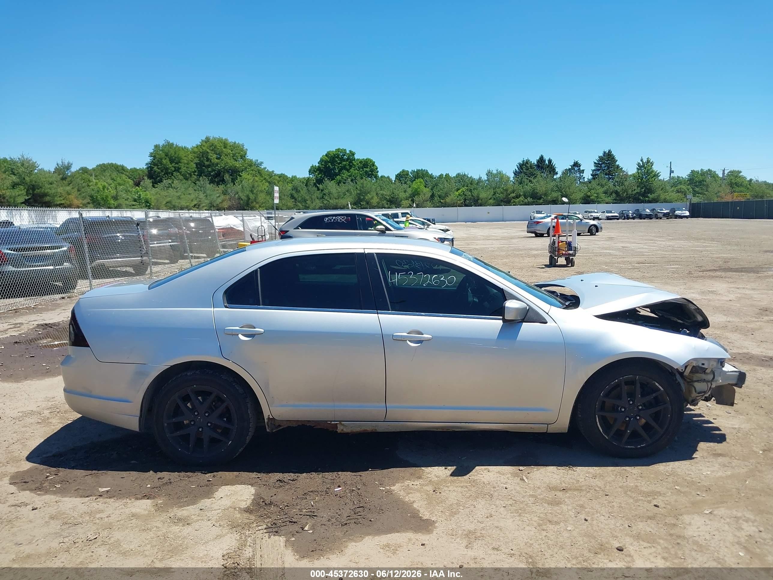 2011 Ford Fusion Sel Silver vin: 3FAHP0JA0BR180174