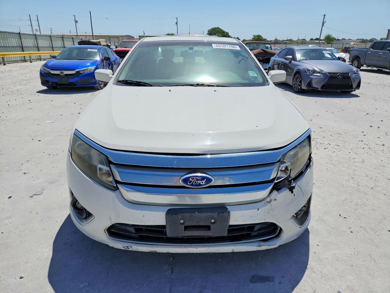 2011 Ford Fusion Sel White vin: 3FAHP0JA0BR256377