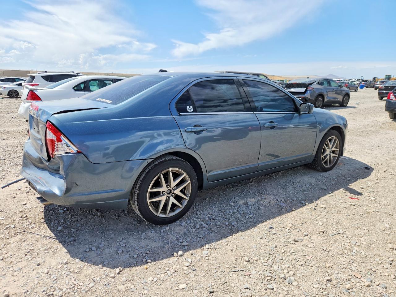 2011 Ford Fusion Sel Teal vin: 3FAHP0JA0BR256735