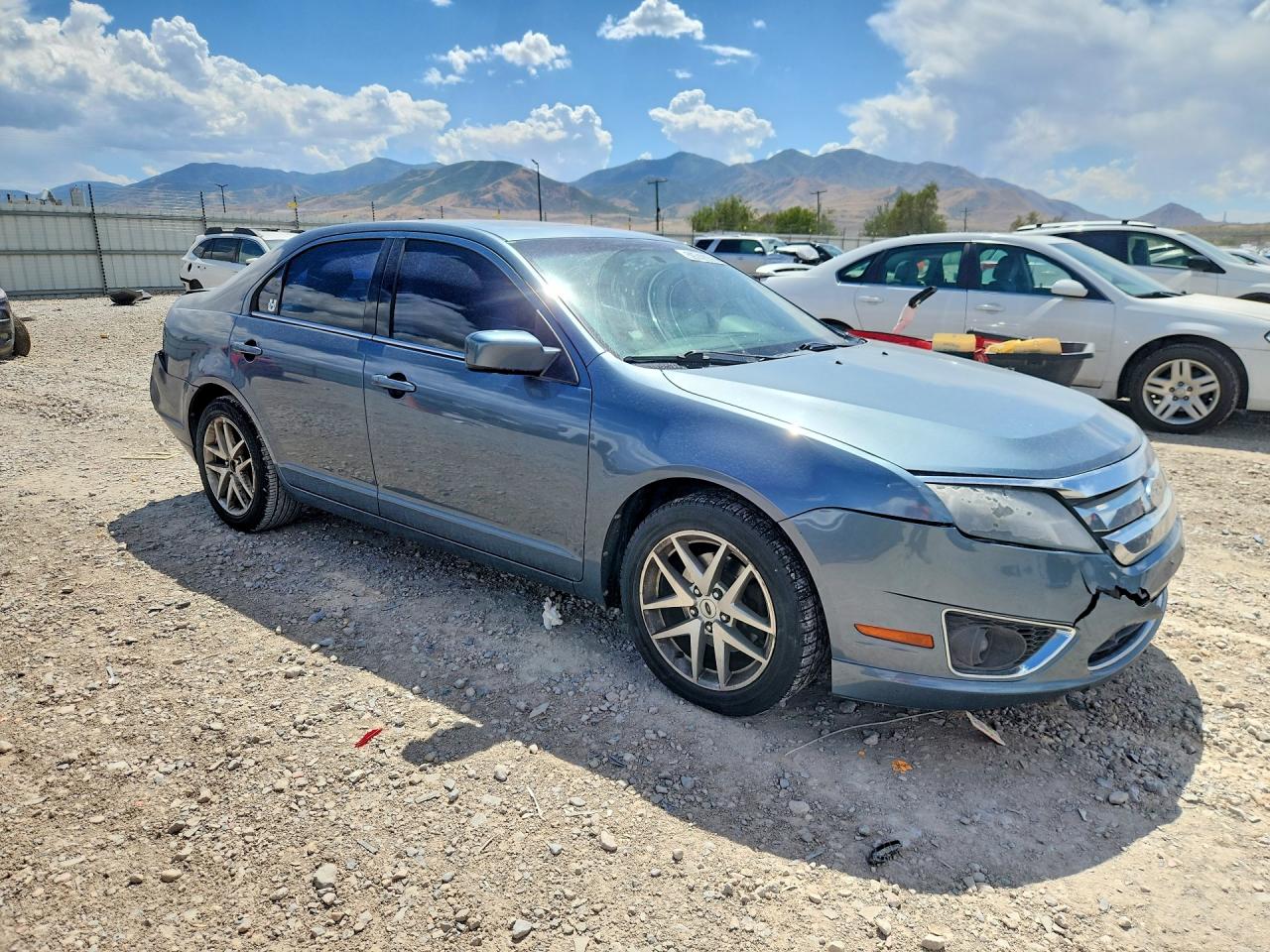 2011 Ford Fusion Sel Teal vin: 3FAHP0JA0BR256735