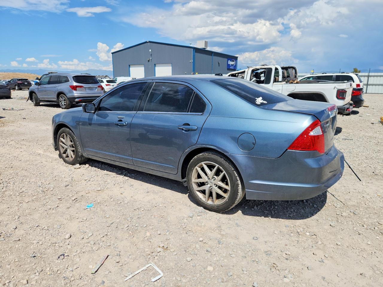 2011 Ford Fusion Sel Teal vin: 3FAHP0JA0BR256735