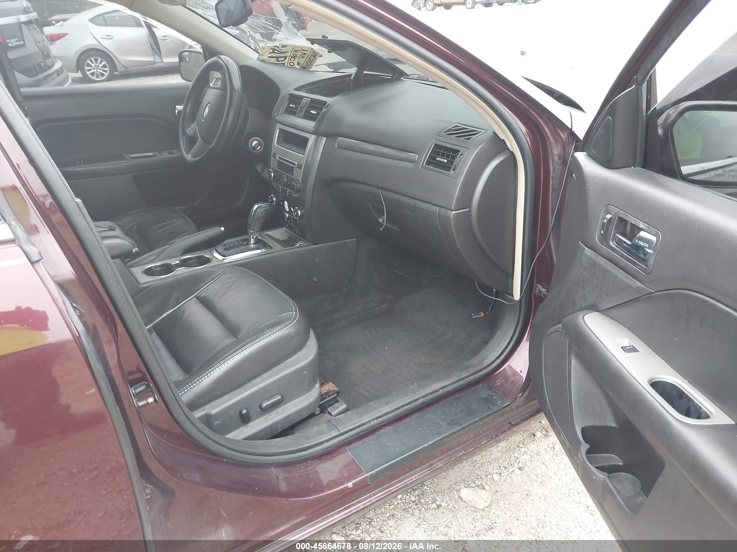 2011 Ford Fusion Sel Бордовый vin: 3FAHP0JA0BR262907