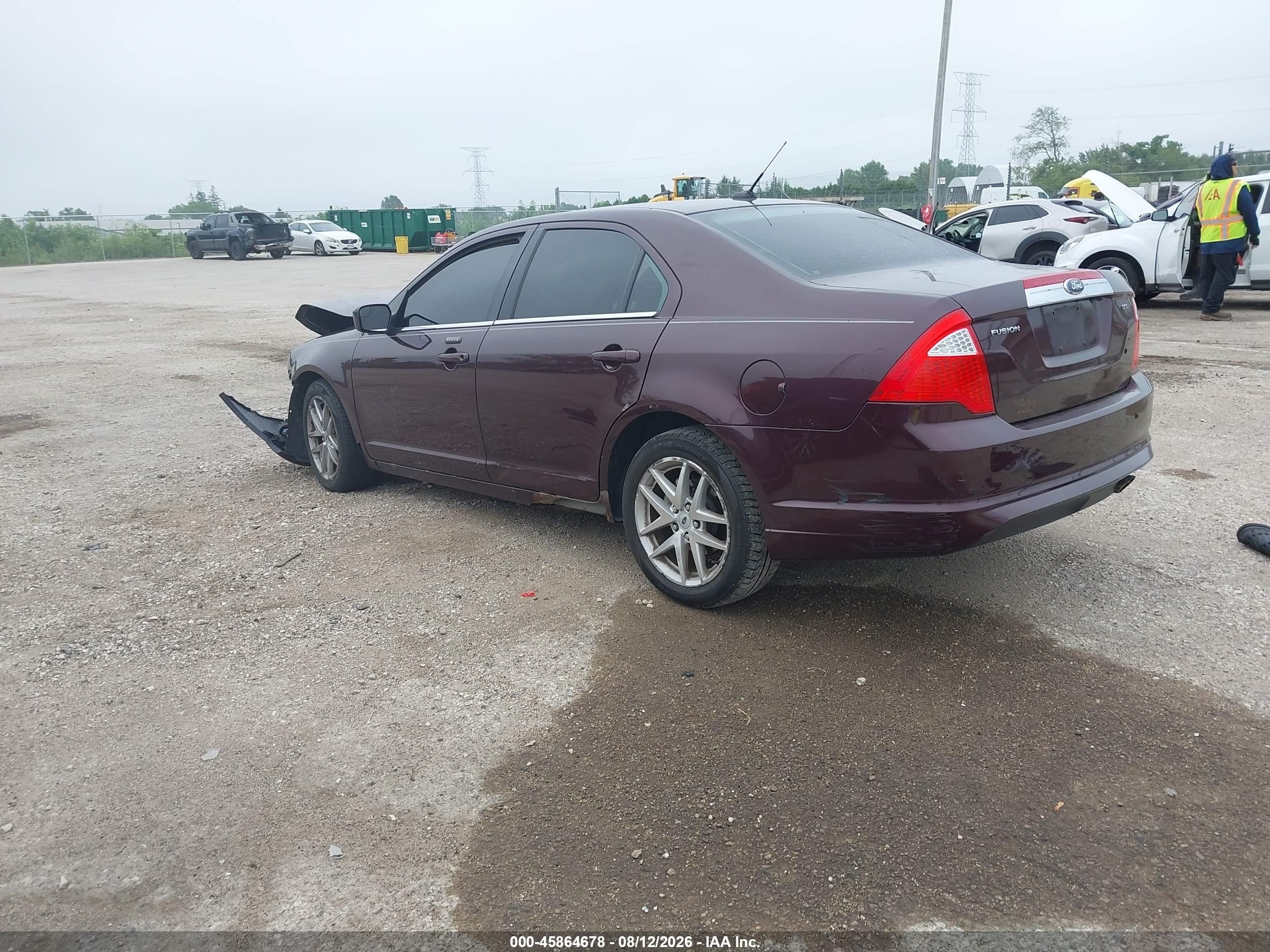 2011 Ford Fusion Sel Бордовый vin: 3FAHP0JA0BR262907