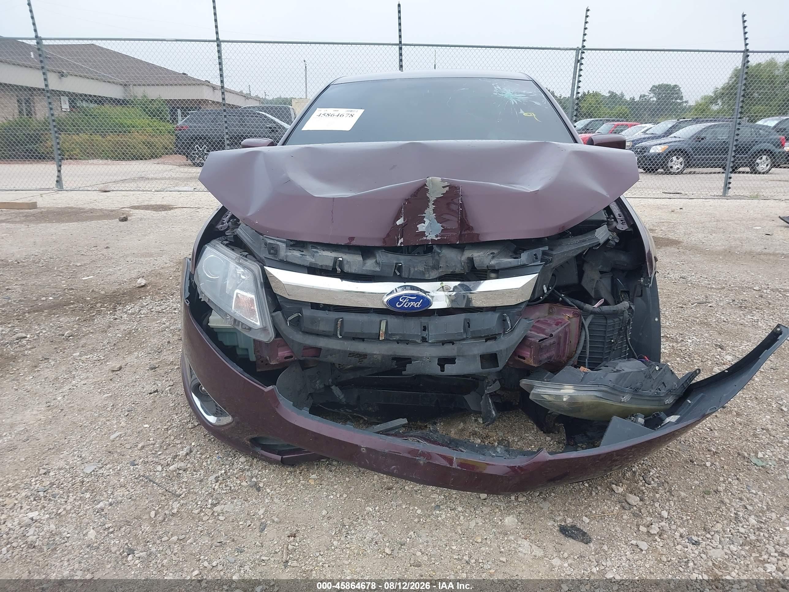 2011 Ford Fusion Sel Бордовый vin: 3FAHP0JA0BR262907